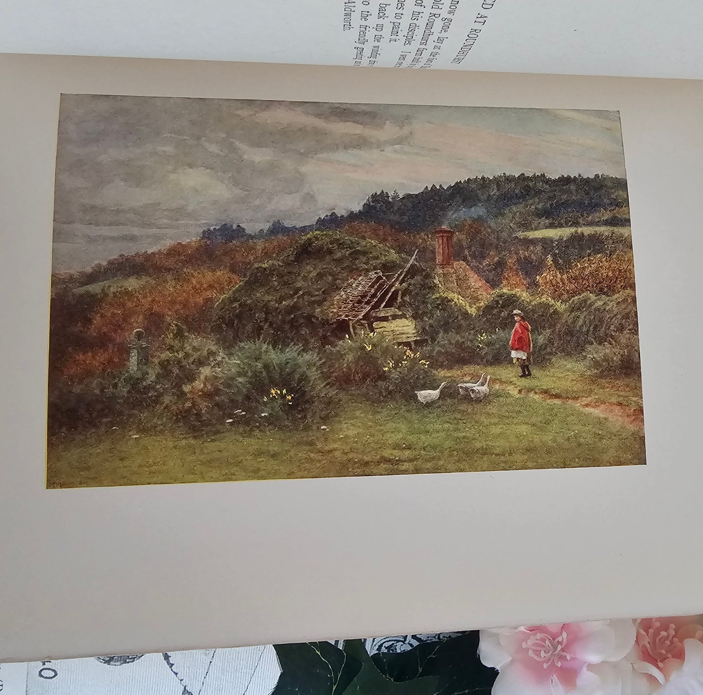 1905 The Homes of Tennyson Painted by Helen Allingham / A&C Black London / Beautiful Antique Book / With 20 Colour Plates / Good Condition