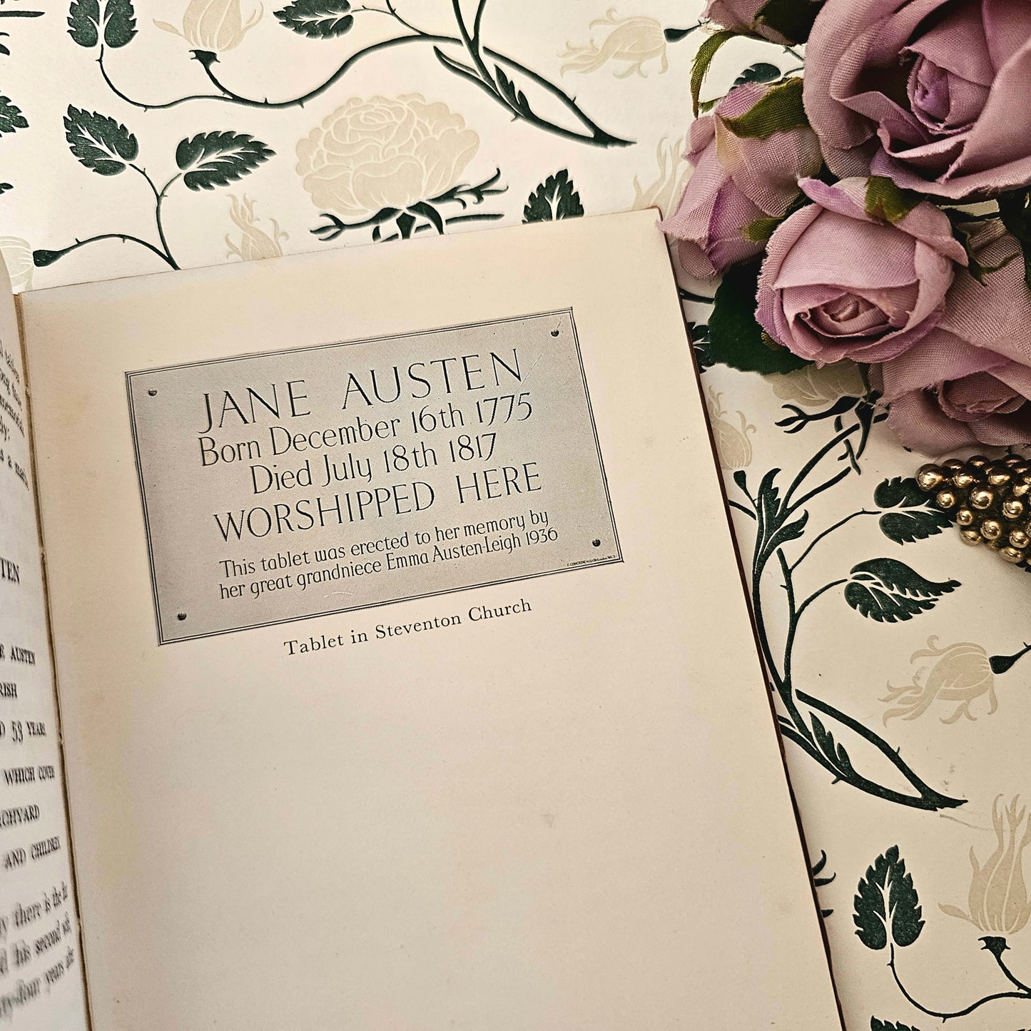 1937 Jane Austen and Steventon by Emma Austen-Leigh / Spottiswoode, Ballantyne & Co London / Charming and Extremely Scarce Guide and History