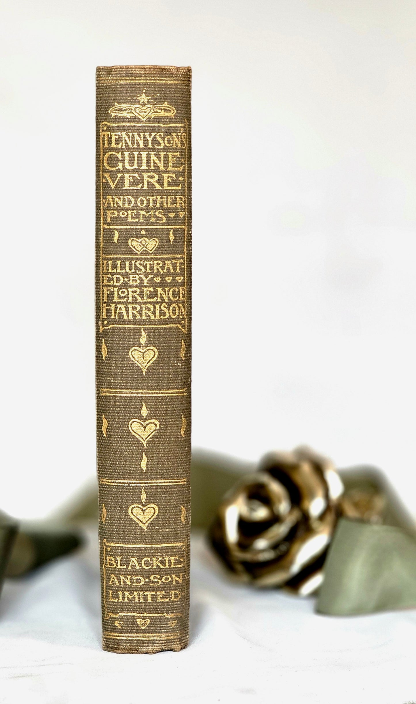 1912 Guinevere and Other Poems by Alfred Lord Tennyson / Beautifully Illustrated by Florence Harrison / Very Good Condition / Blackie London