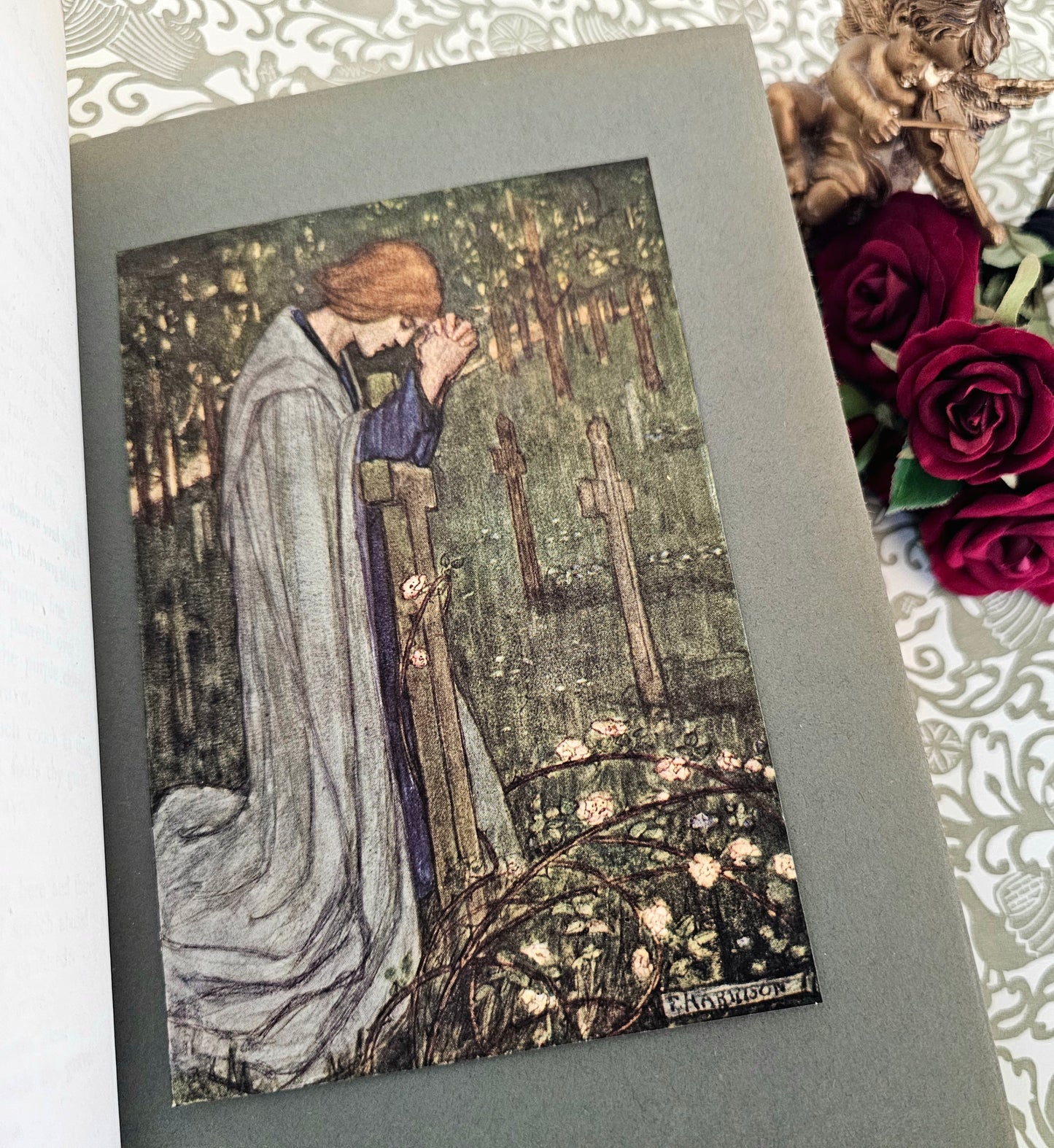 1912 Guinevere and Other Poems by Alfred Lord Tennyson / Beautifully Illustrated by Florence Harrison / Very Good Condition / Blackie London