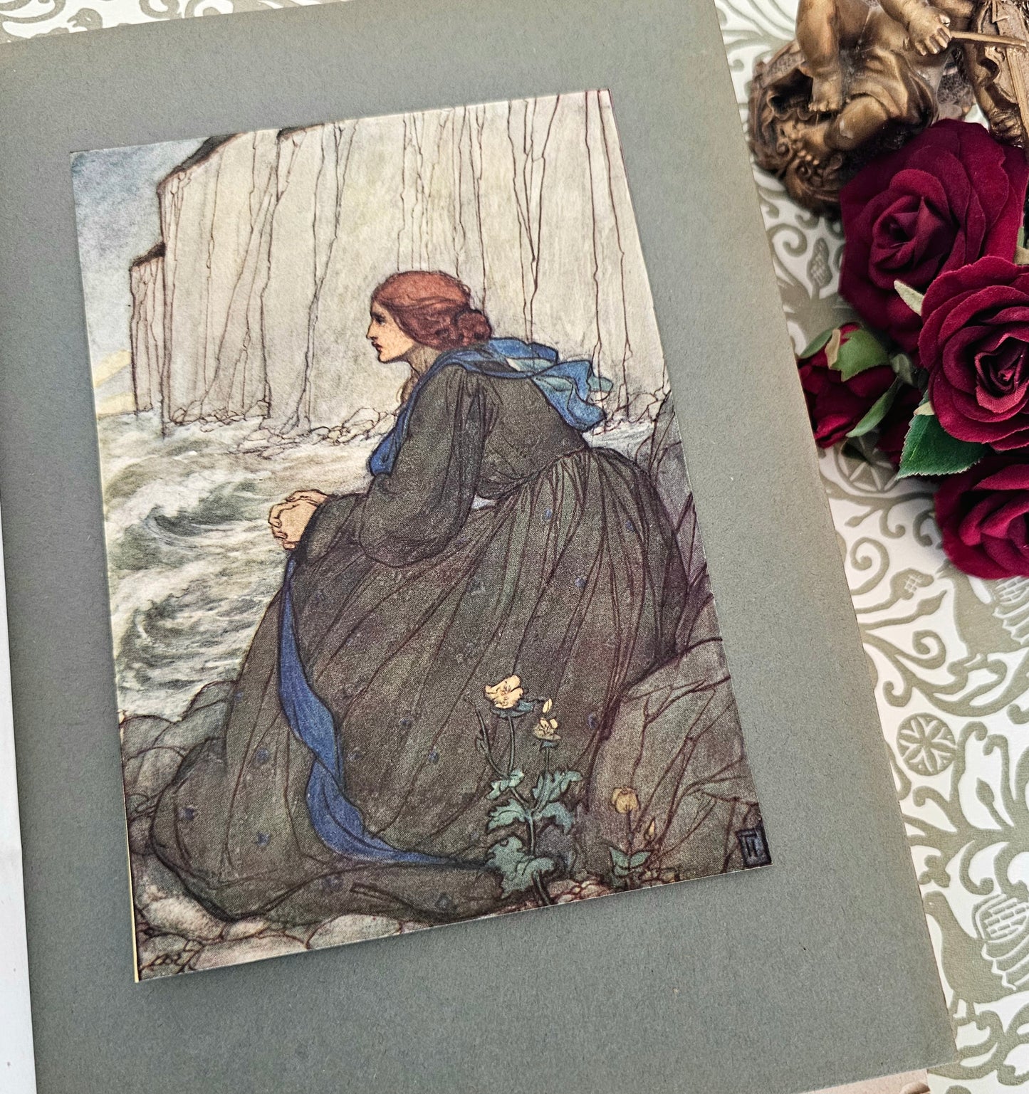 1912 Guinevere and Other Poems by Alfred Lord Tennyson / Beautifully Illustrated by Florence Harrison / Very Good Condition / Blackie London