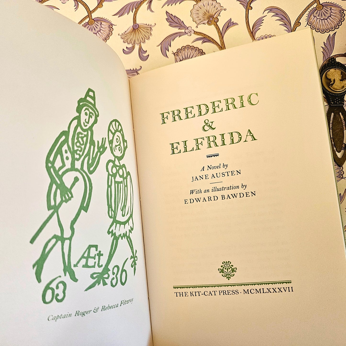 1987 Frederic and Elfrida by Jane Austen / Number 73 of a Limited Edition of 350 Copies by the Kit-Kat Press / In Excellent Condition