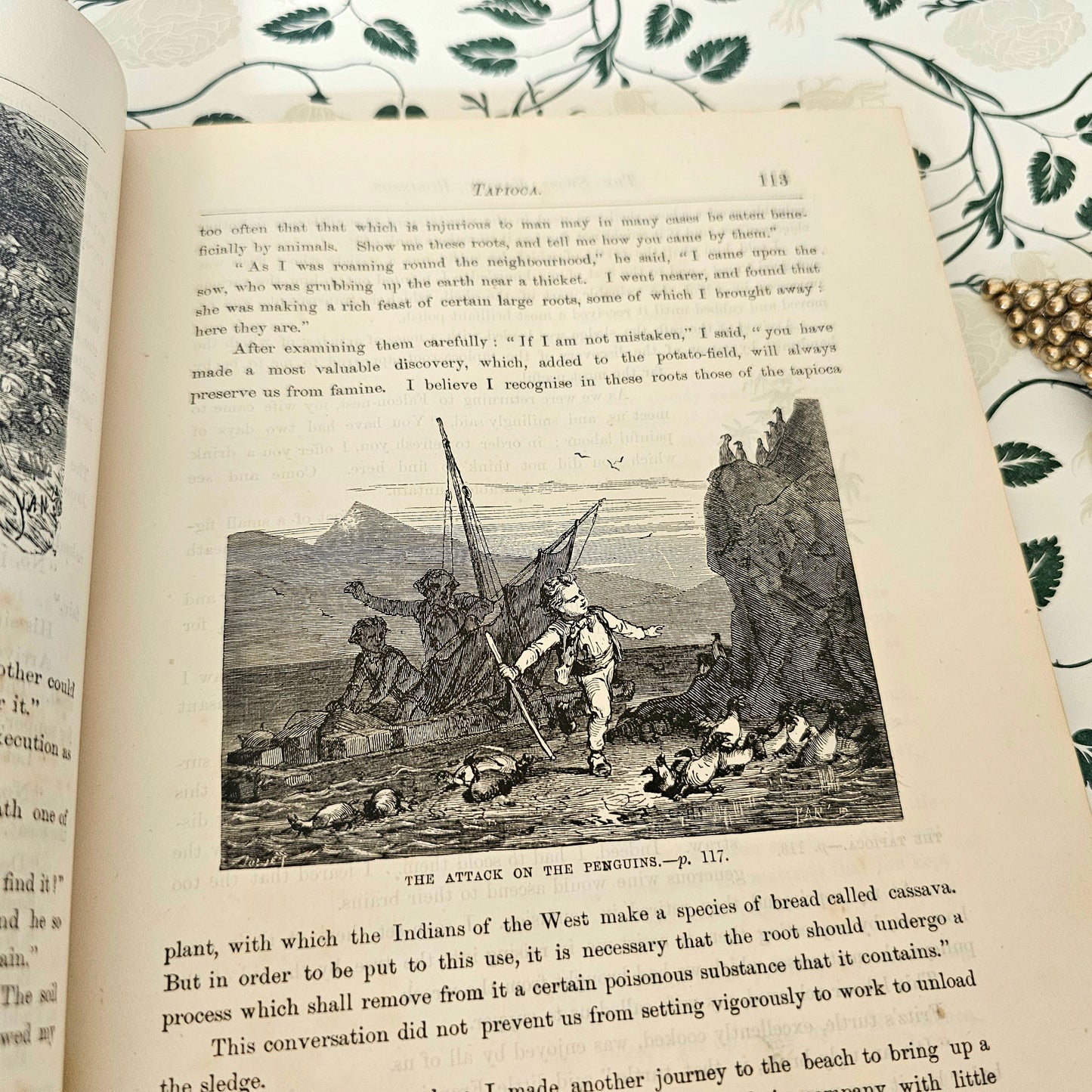 c1897 Swiss Family Robinson / Cassell & Company, London / Decorative Boards / Richly Illustrated Throughout With Engravings / Good Condition