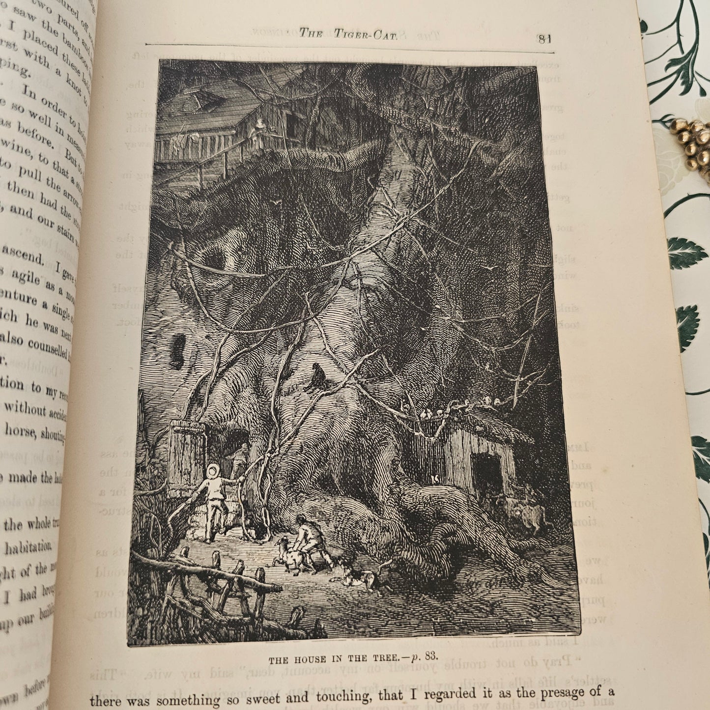 c1897 Swiss Family Robinson / Cassell & Company, London / Decorative Boards / Richly Illustrated Throughout With Engravings / Good Condition