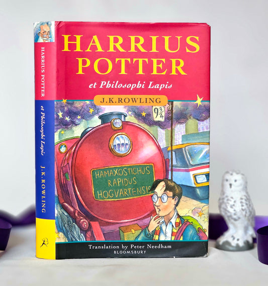 2003 Harrius Potter et Philosophi Lapis by JK Rowling / Harry Potter in Latin / Bloomsbury, London / With Dust Jacket / Original UK Artwork