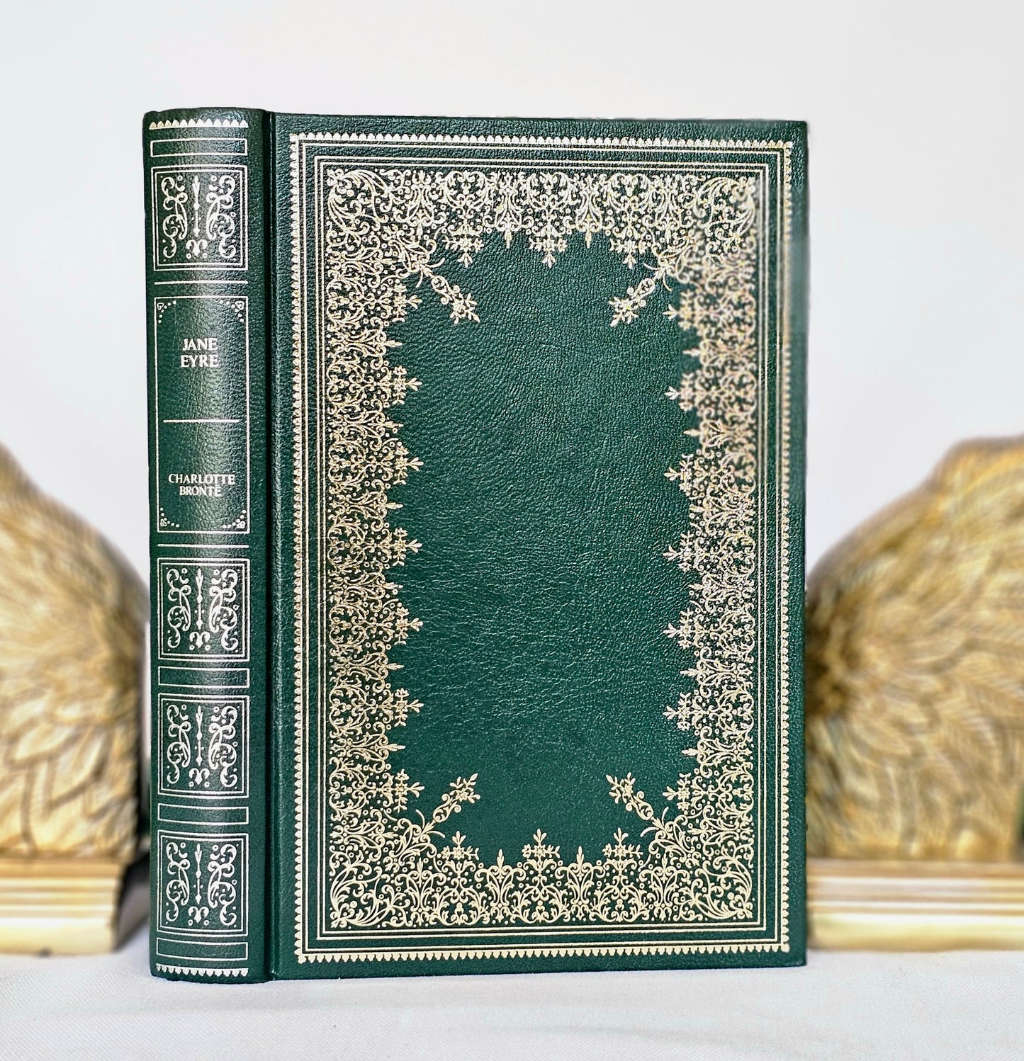 1978 Jane Eyre by Charlotte Bronte / Guild Publishing, London / Excellent Condition / Green Faux Leather and Gilt / Vintage Bronte Book