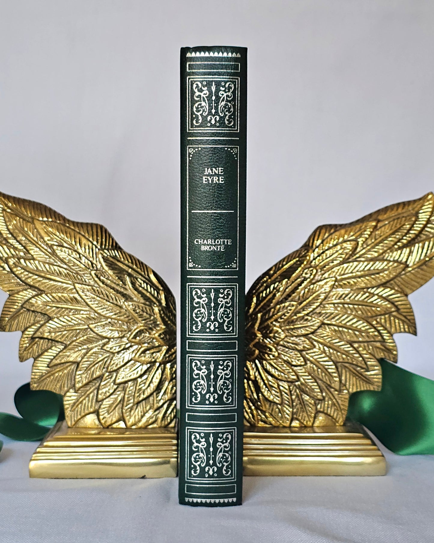 1978 Jane Eyre by Charlotte Bronte / Guild Publishing, London / Excellent Condition / Green Faux Leather and Gilt / Vintage Bronte Book