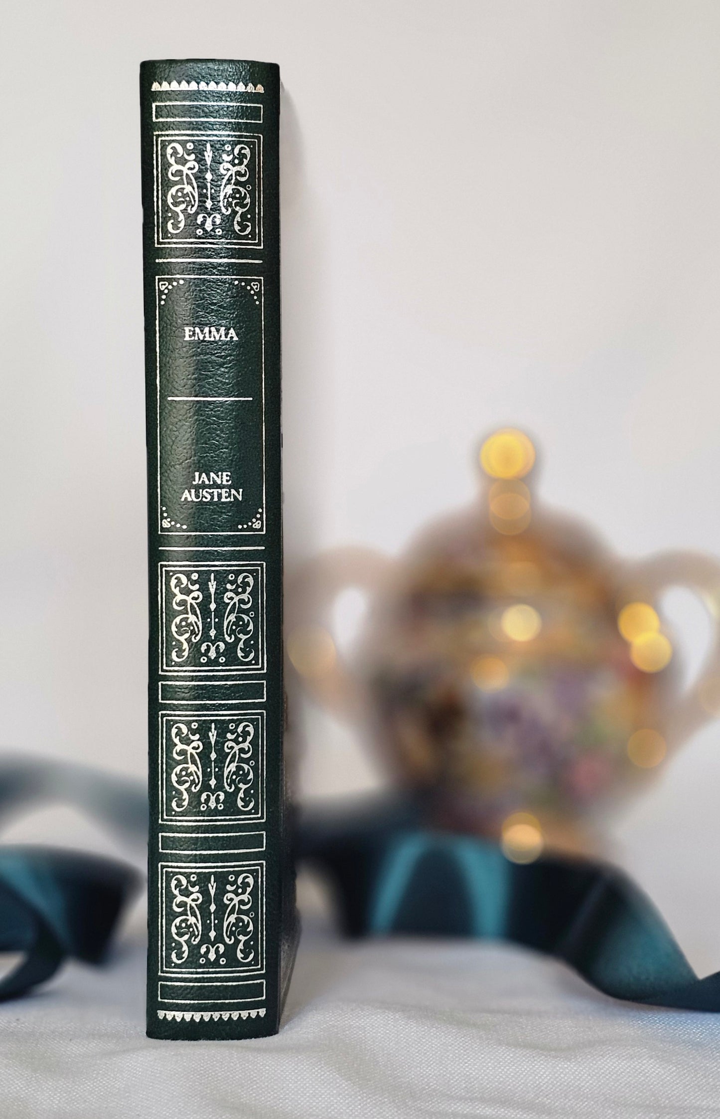 1980 Emma by Jane Austen / Guild Publishing, London / Excellent Condition / Green Faux Leather and Gilt / Vintage Austen Book