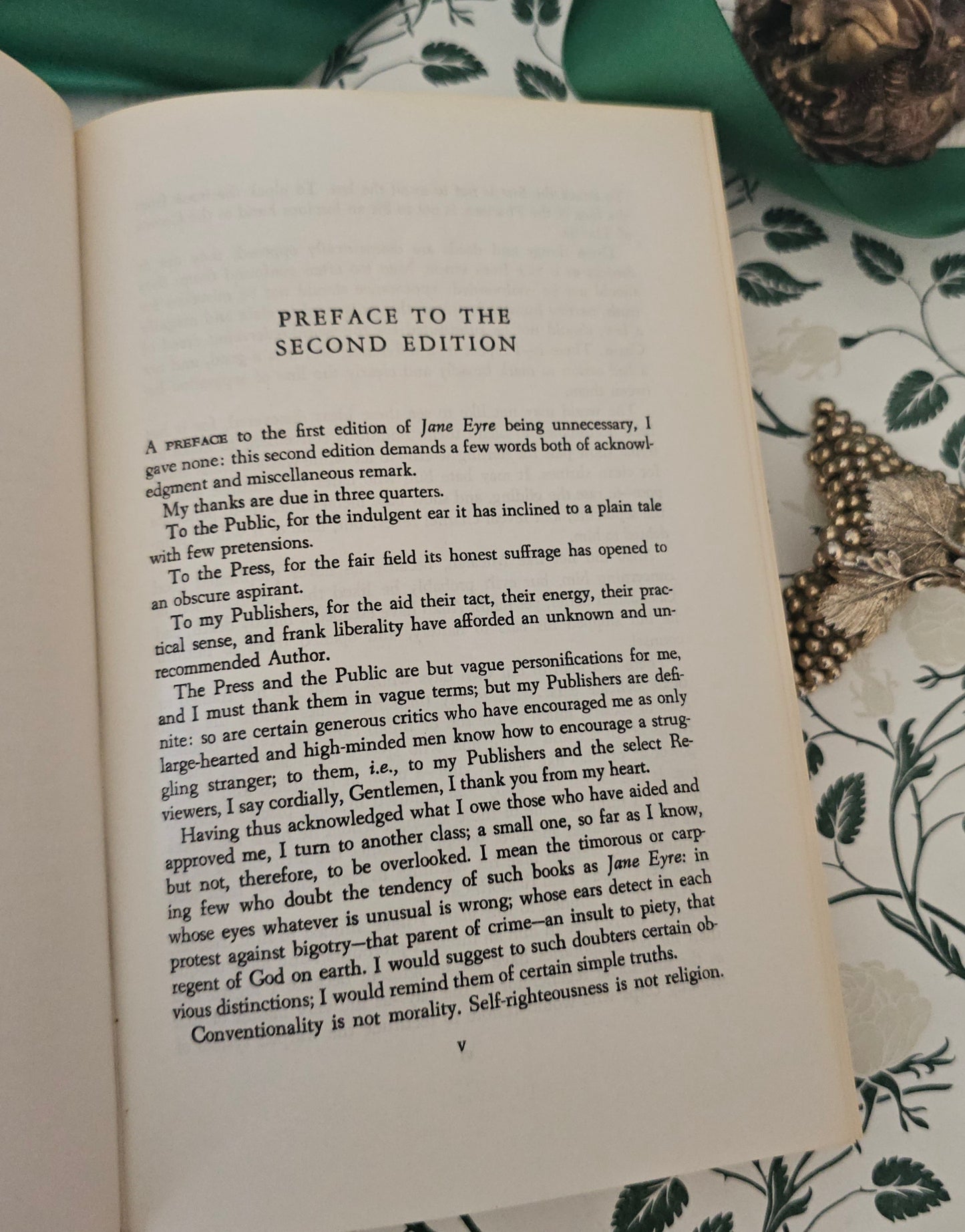 1978 Jane Eyre by Charlotte Bronte / Guild Publishing, London / Excellent Condition / Green Faux Leather and Gilt / Vintage Bronte Book