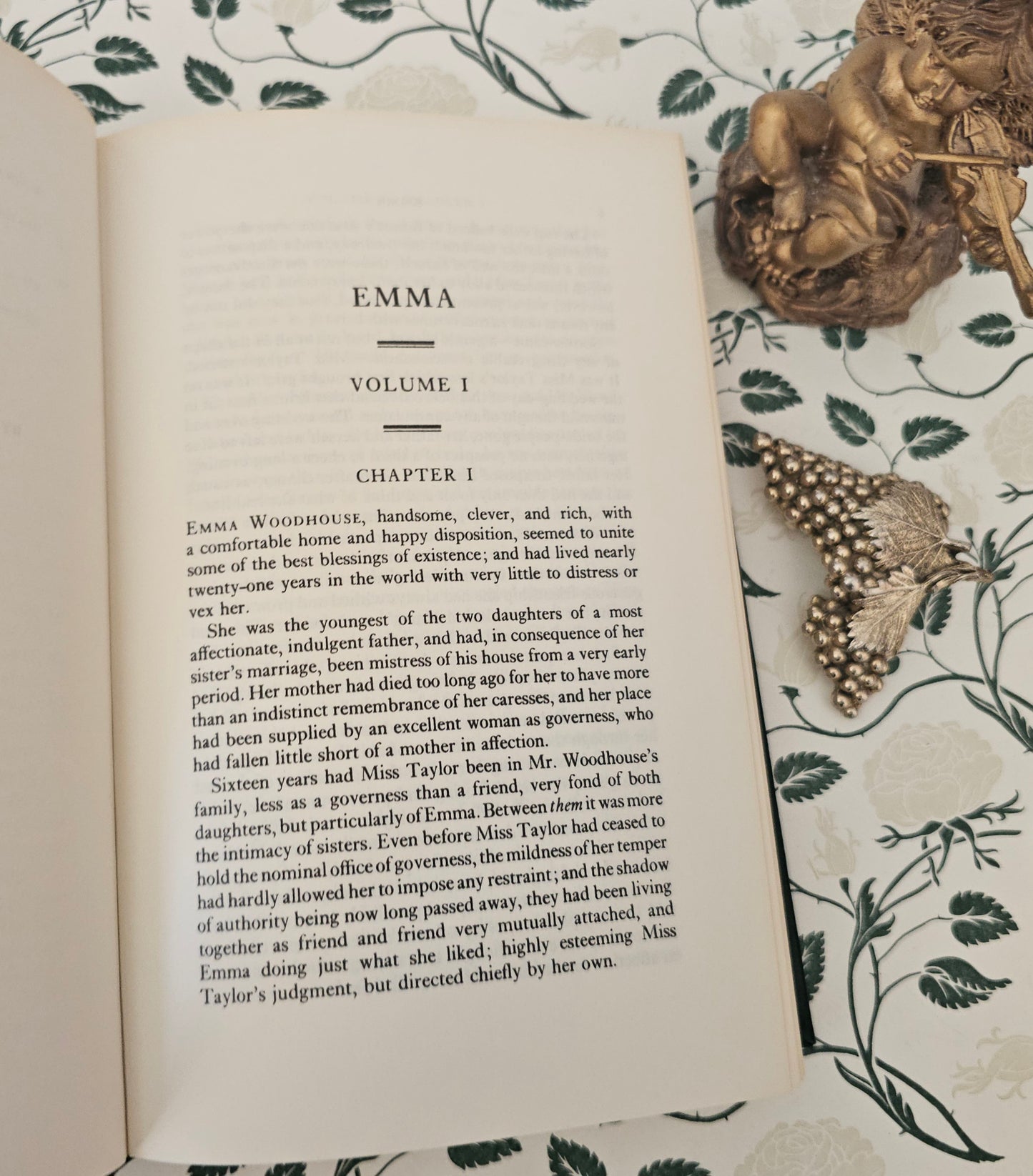 1980 Emma by Jane Austen / Guild Publishing, London / Excellent Condition / Green Faux Leather and Gilt / Vintage Austen Book