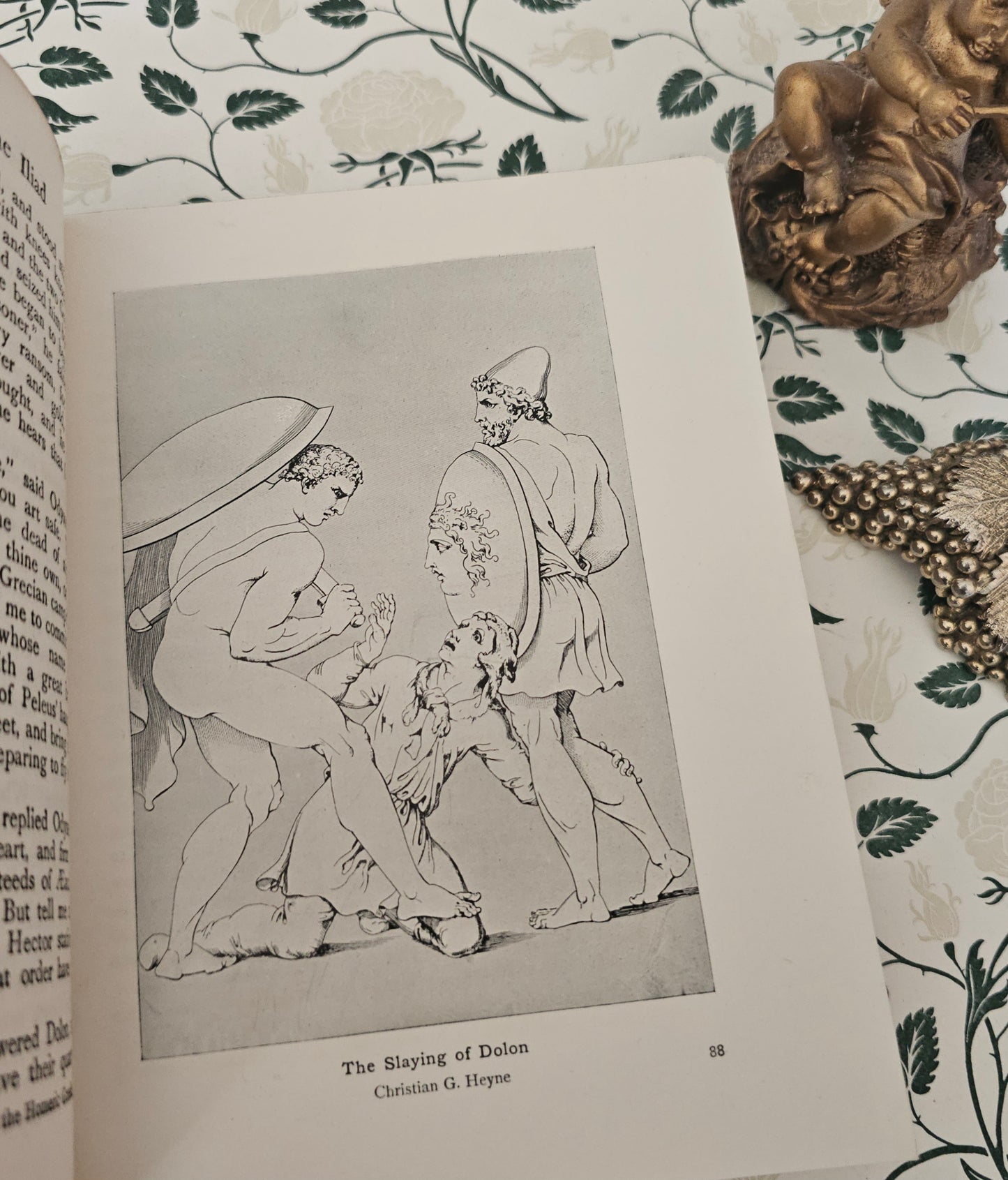 1910 Stories From The Iliad Retold by HL Havell / George Harrap London / Richly Illustrated / Decorated Boards / Good Condition Antique