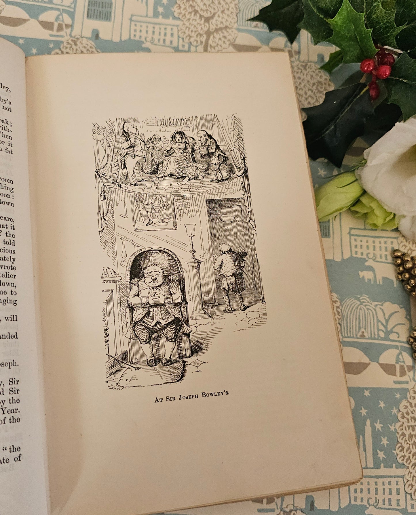 1894 Christmas Books Including A Christmas Carol by Charles Dickens / Chapman & Hall, London / Lovely Antique Book / Plus Hard Times