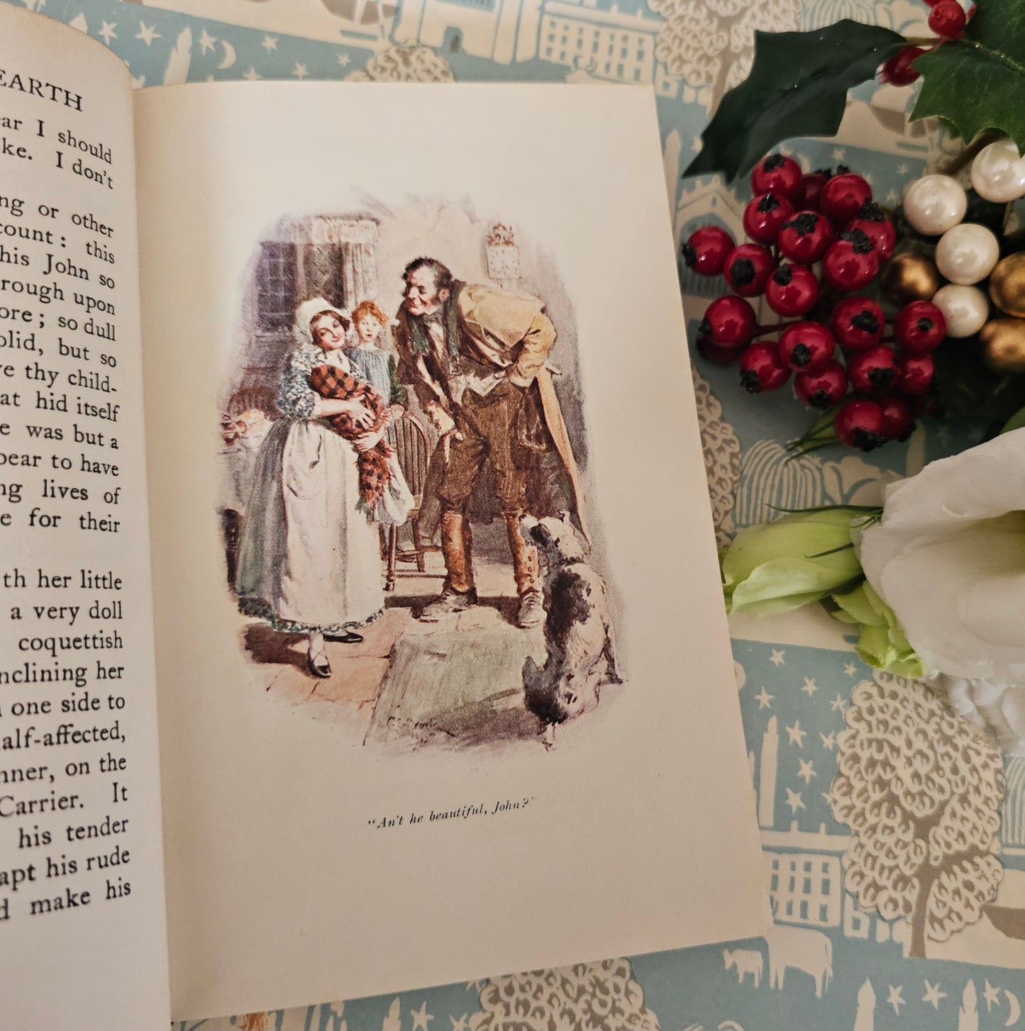 1927 The Cricket on the Hearth by Charles Dickens / JM Dent & Sons London / Richly Illustrated by CE Brock / One of Dickens' Christmas Books