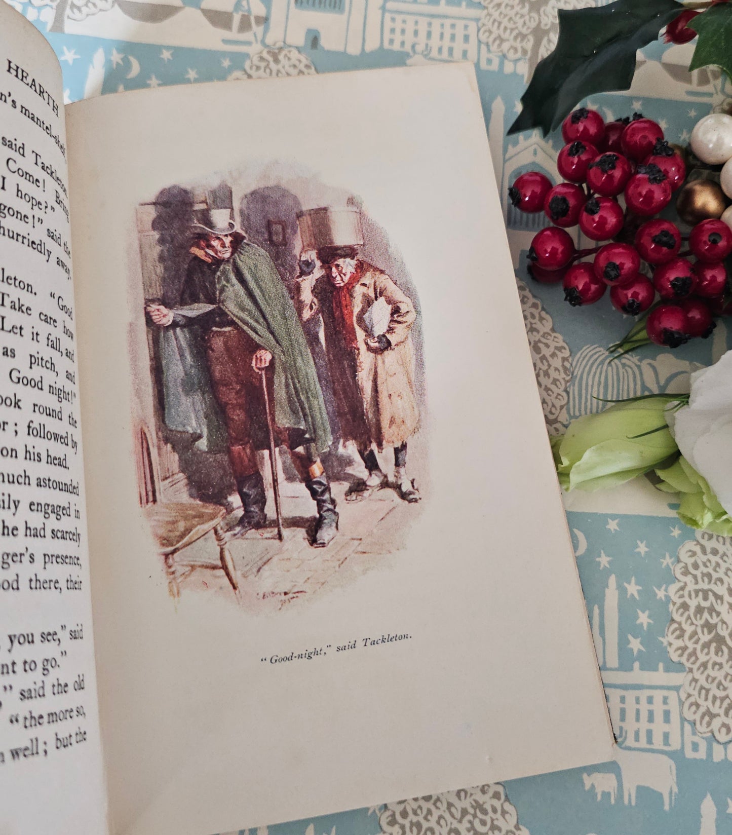 1927 The Cricket on the Hearth by Charles Dickens / JM Dent & Sons London / Richly Illustrated by CE Brock / One of Dickens' Christmas Books