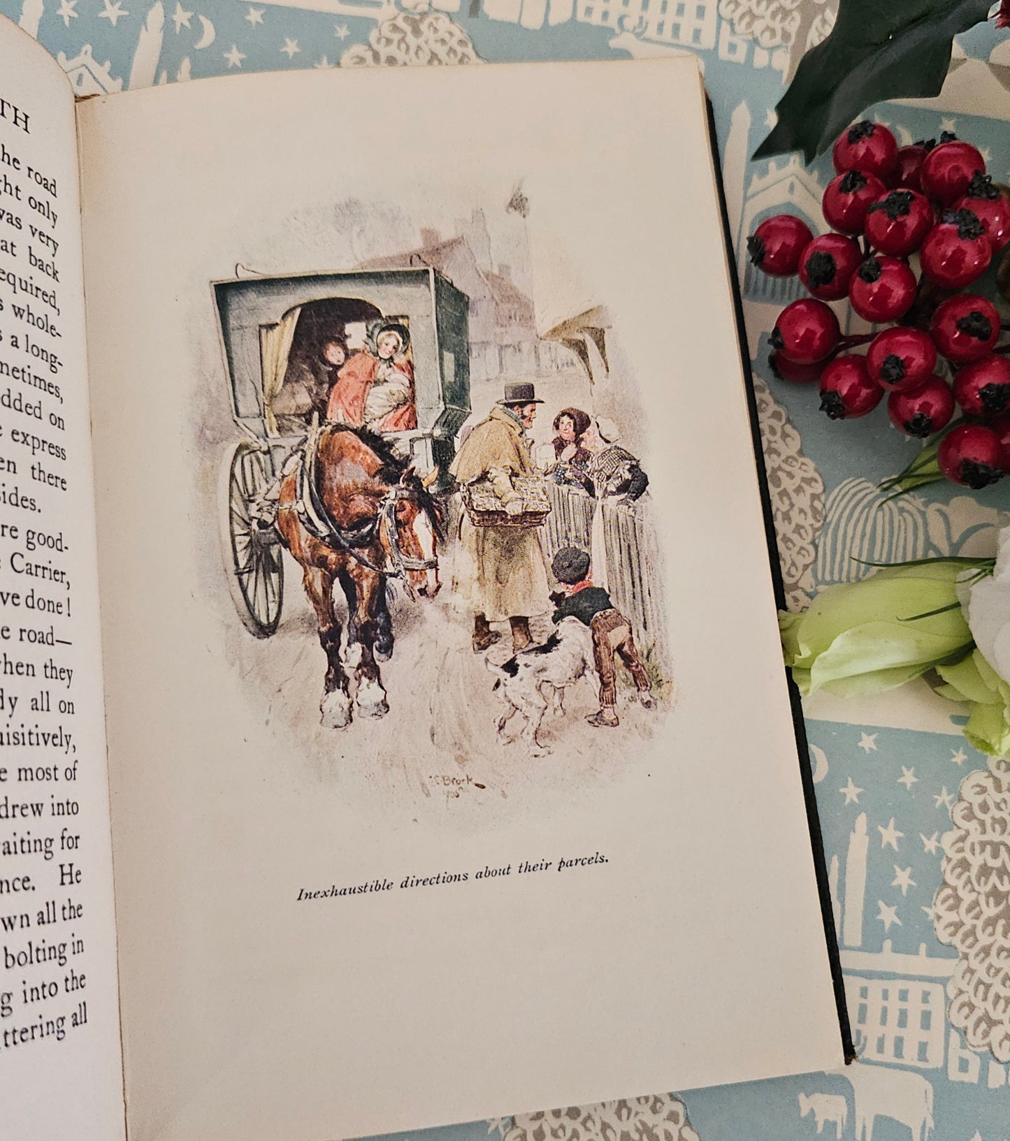 1927 The Cricket on the Hearth by Charles Dickens / JM Dent & Sons London / Richly Illustrated by CE Brock / One of Dickens' Christmas Books