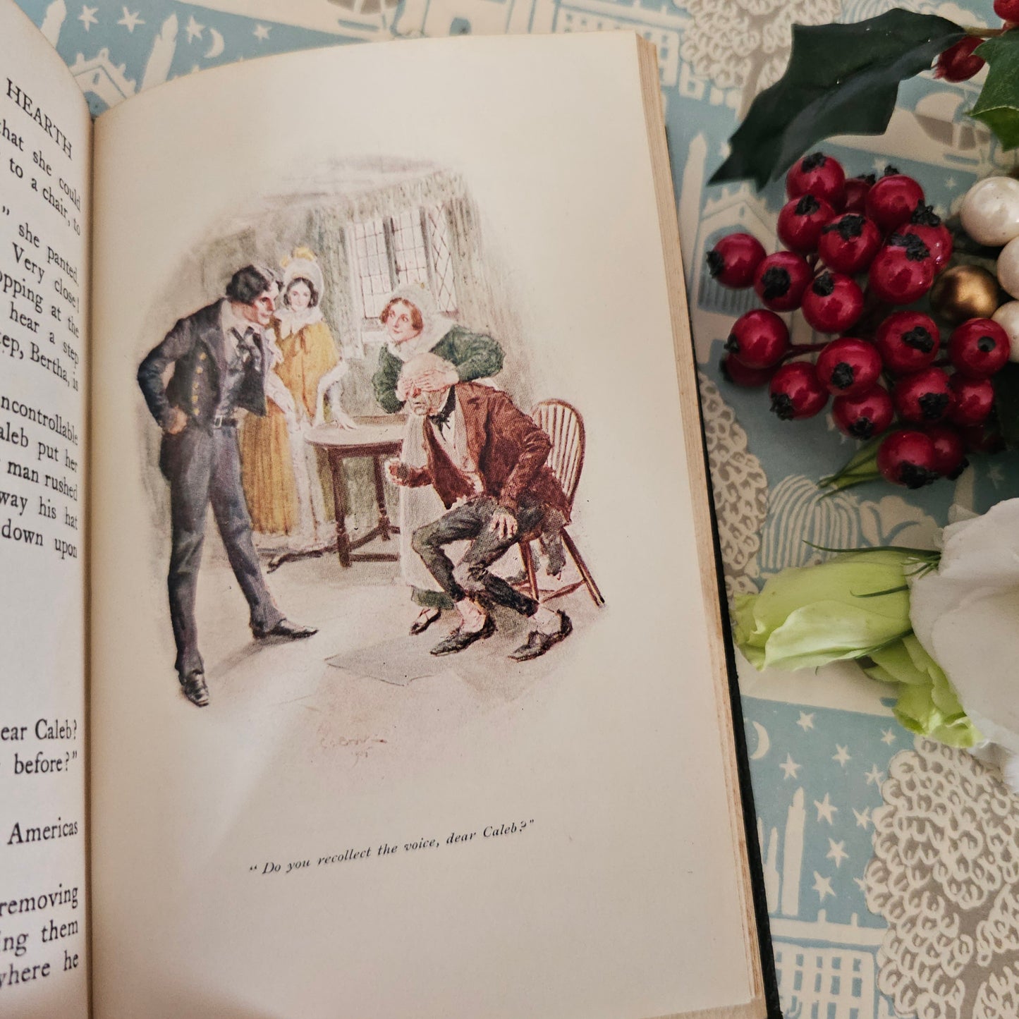 1927 The Cricket on the Hearth by Charles Dickens / JM Dent & Sons London / Richly Illustrated by CE Brock / One of Dickens' Christmas Books