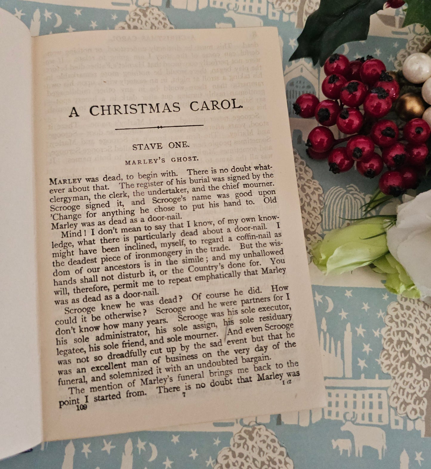 1930s The Christmas Books, Including A Christmas Carol by Charles Dickens / Thomas Nelson, London / Vintage Pocket-Sized Edition
