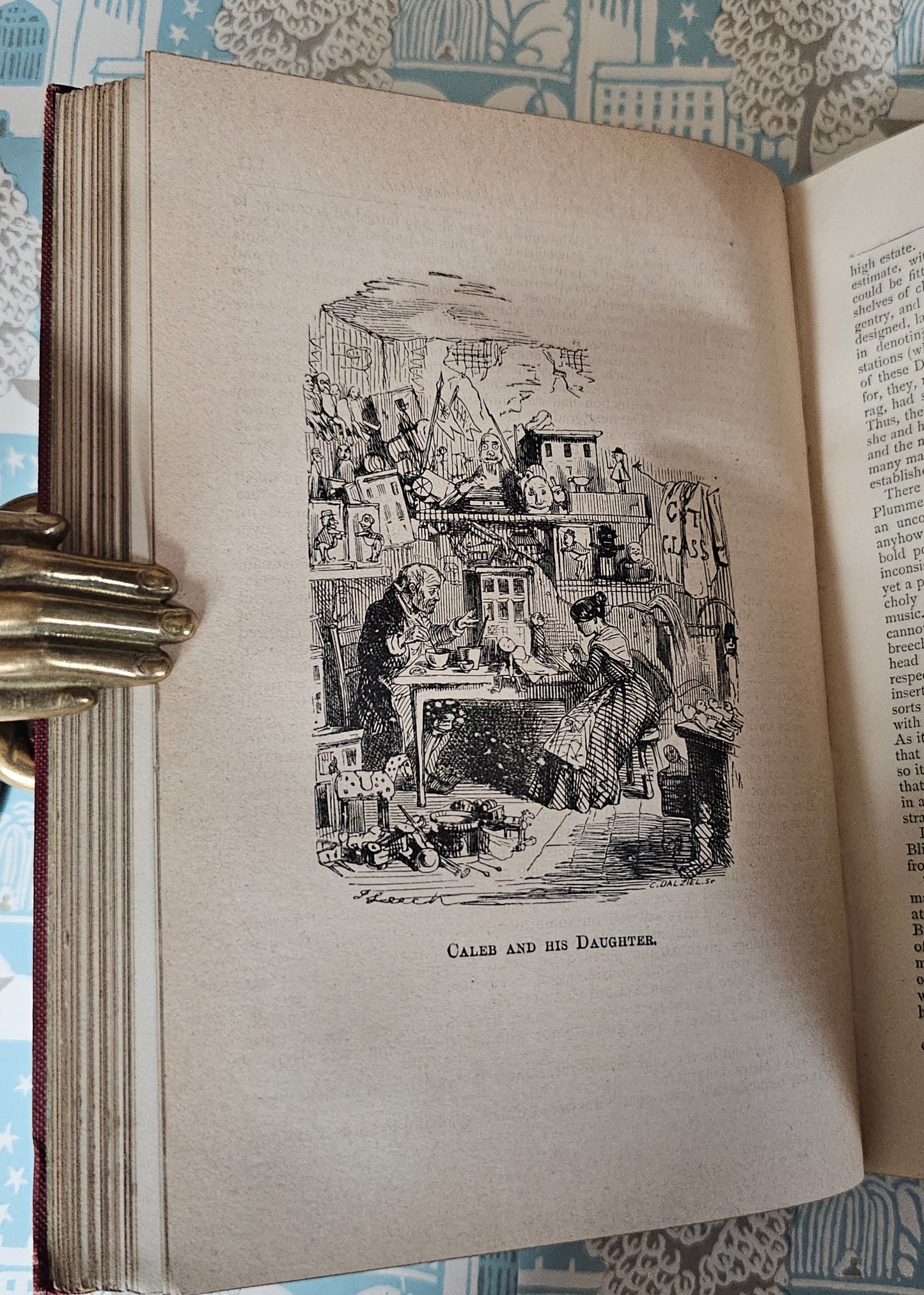 c1909 Christmas Books by Charles Dickens / A Christmas Carol etc. / Chapman & Hall, London / 21 Illustrations / Lovely Decorative Boards