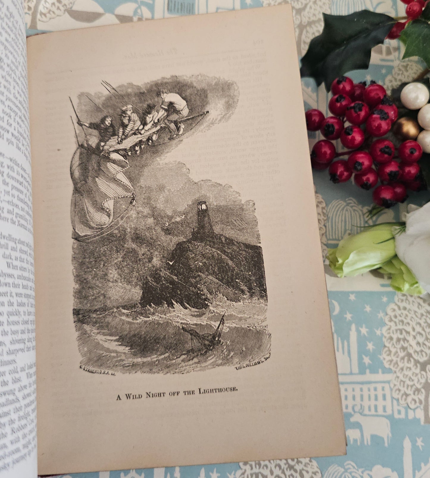 c1909 Christmas Books by Charles Dickens / A Christmas Carol etc. / Chapman & Hall, London / 21 Illustrations / Lovely Decorative Boards