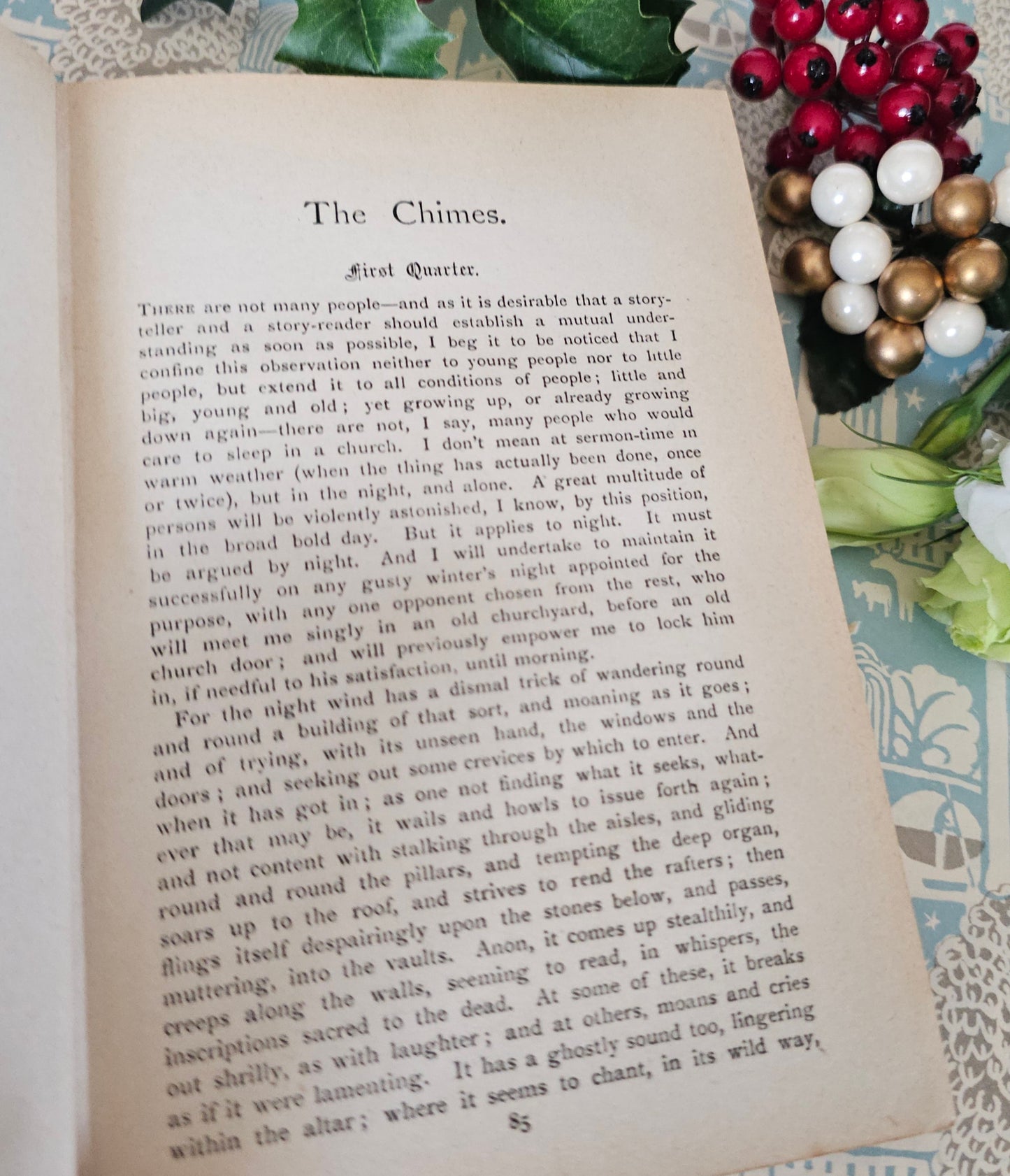 1900s Christmas Books by Charles Dickens / A Christmas Carol etc. / Collins Clear-Type Press, London / In Good Condition / Illustrated