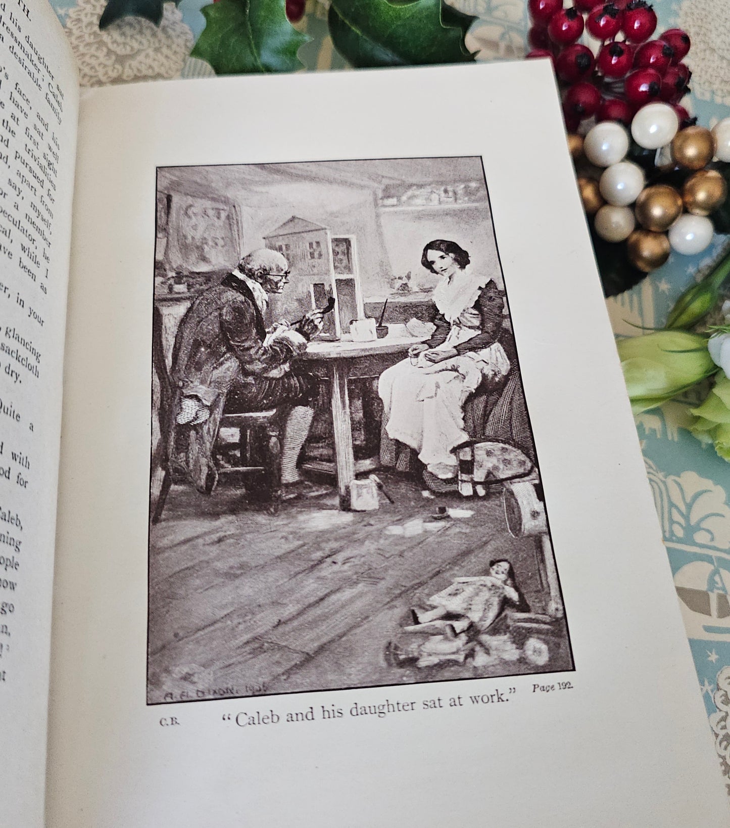 1900s Christmas Books by Charles Dickens / A Christmas Carol etc. / Collins Clear-Type Press, London / In Good Condition / Illustrated