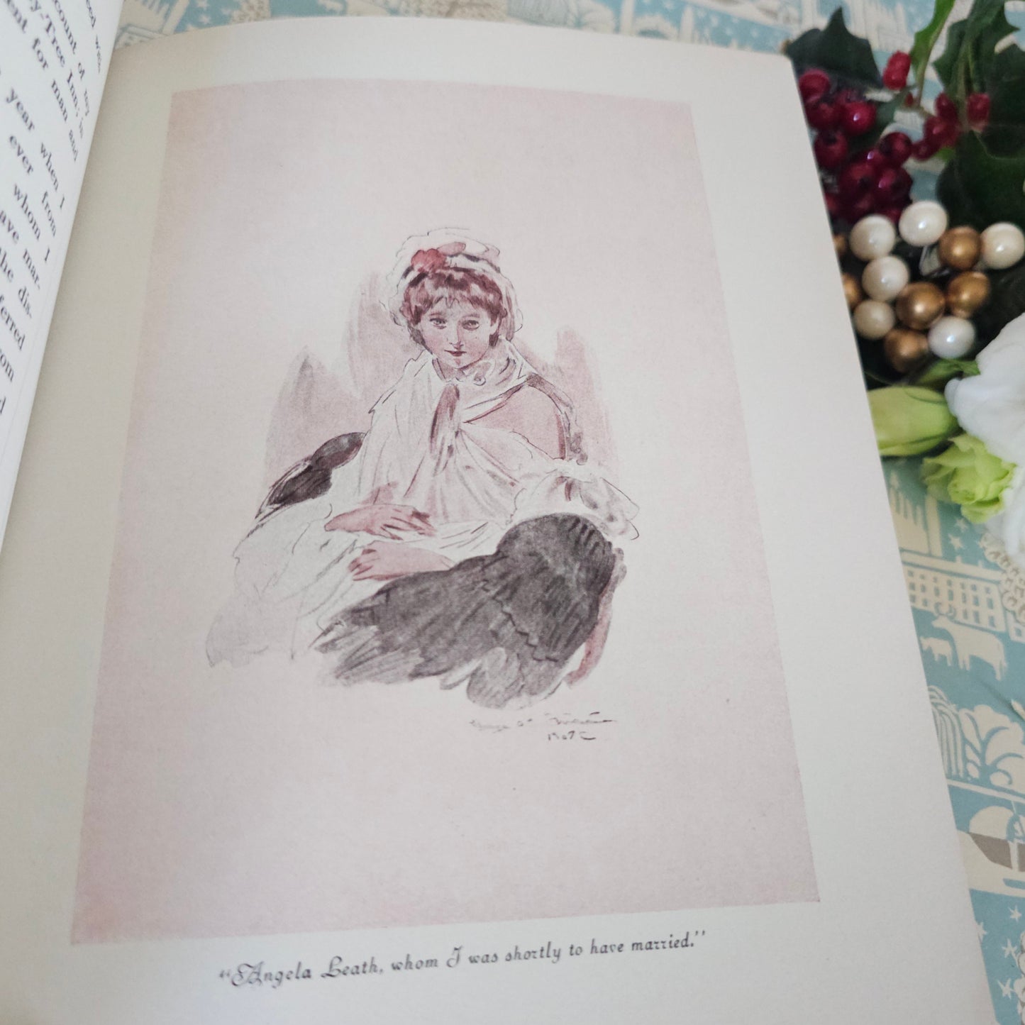 1908 The Holly Tree Inn and A Christmas Tree by Charles Dickens / Cassell & Company Ltd, London / Ten Illustrations / In Excellent Condition