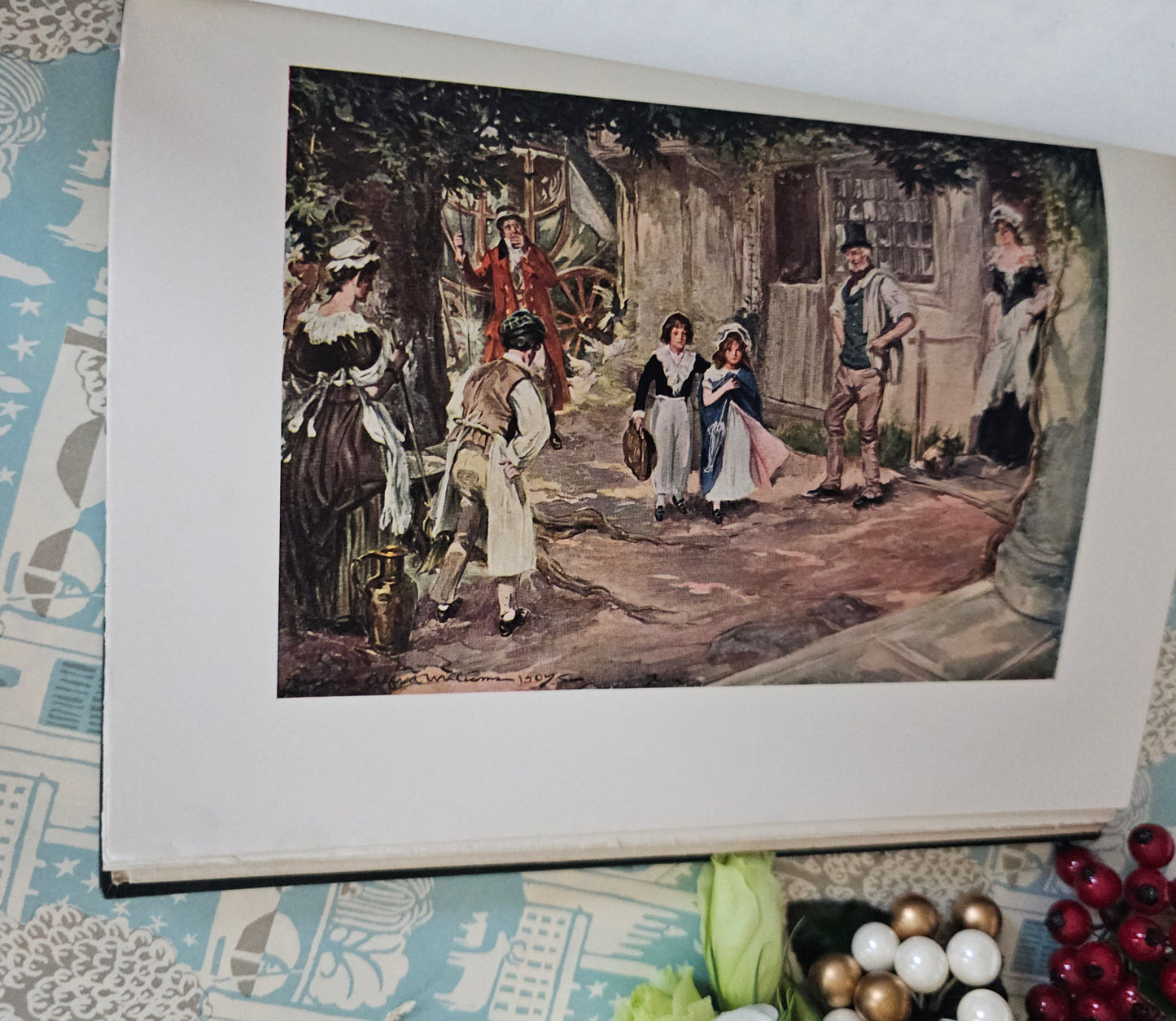 1908 The Holly Tree Inn and A Christmas Tree by Charles Dickens / Cassell & Company Ltd, London / Ten Illustrations / In Excellent Condition