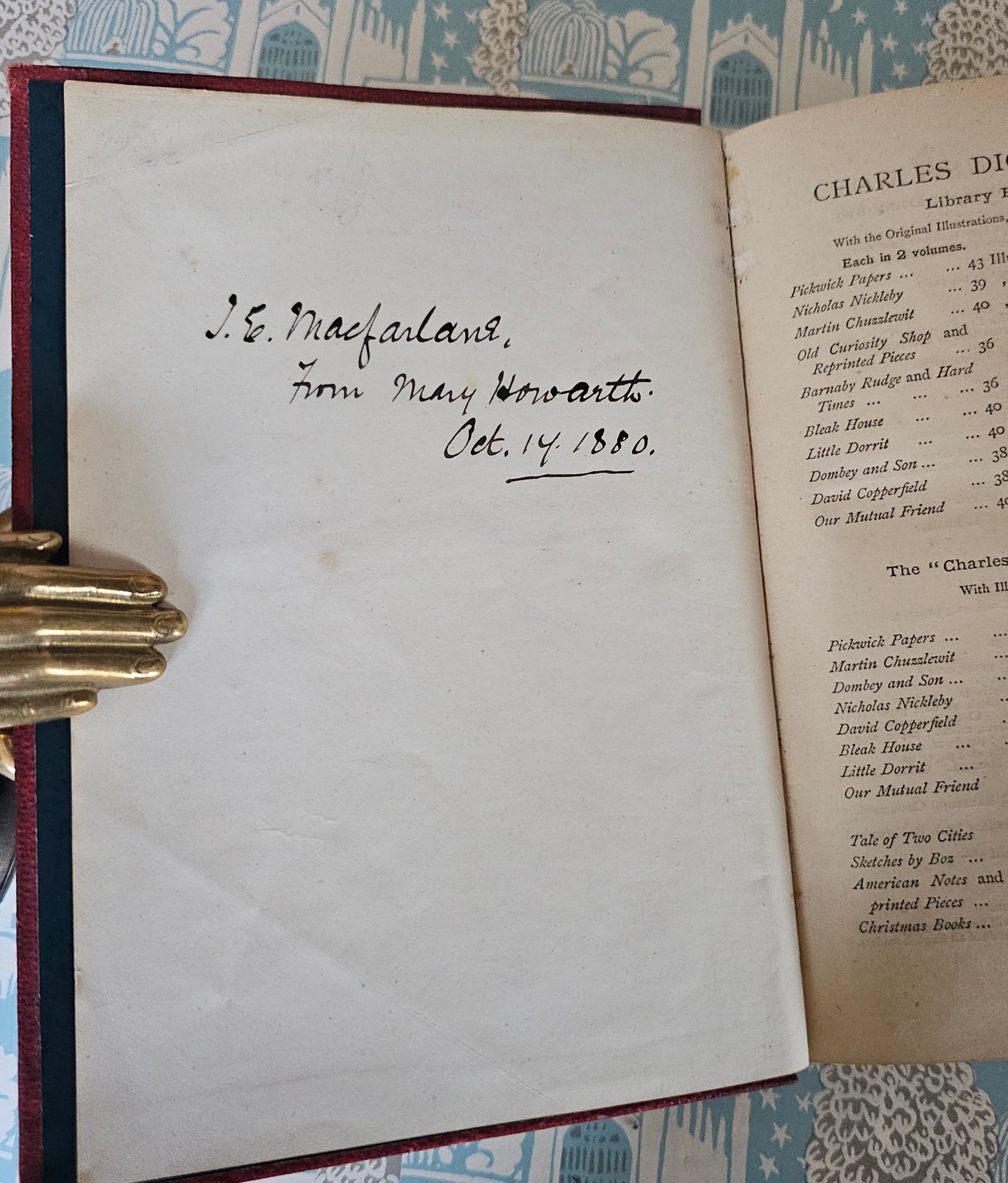 1890s Christmas Stories by Charles Dickens / NB. NOT A Christmas Carol / Chapman & Hall, London / Good Condition / Illustrated Antique Book