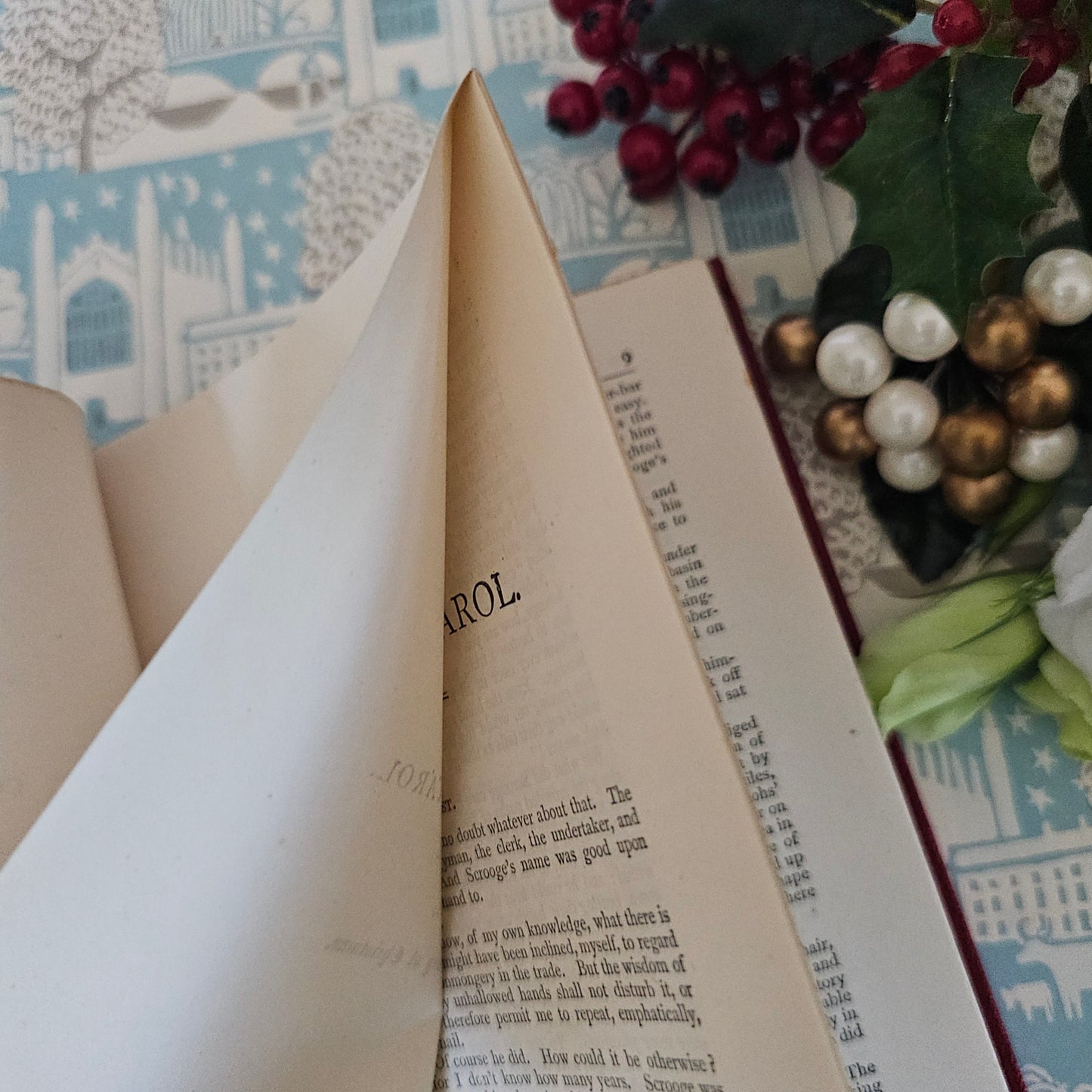 1890s Christmas Books by Charles Dickens / A Christmas Carol etc. / Chapman & Hall, London / Excellent Condition / Illustrated Antique Book