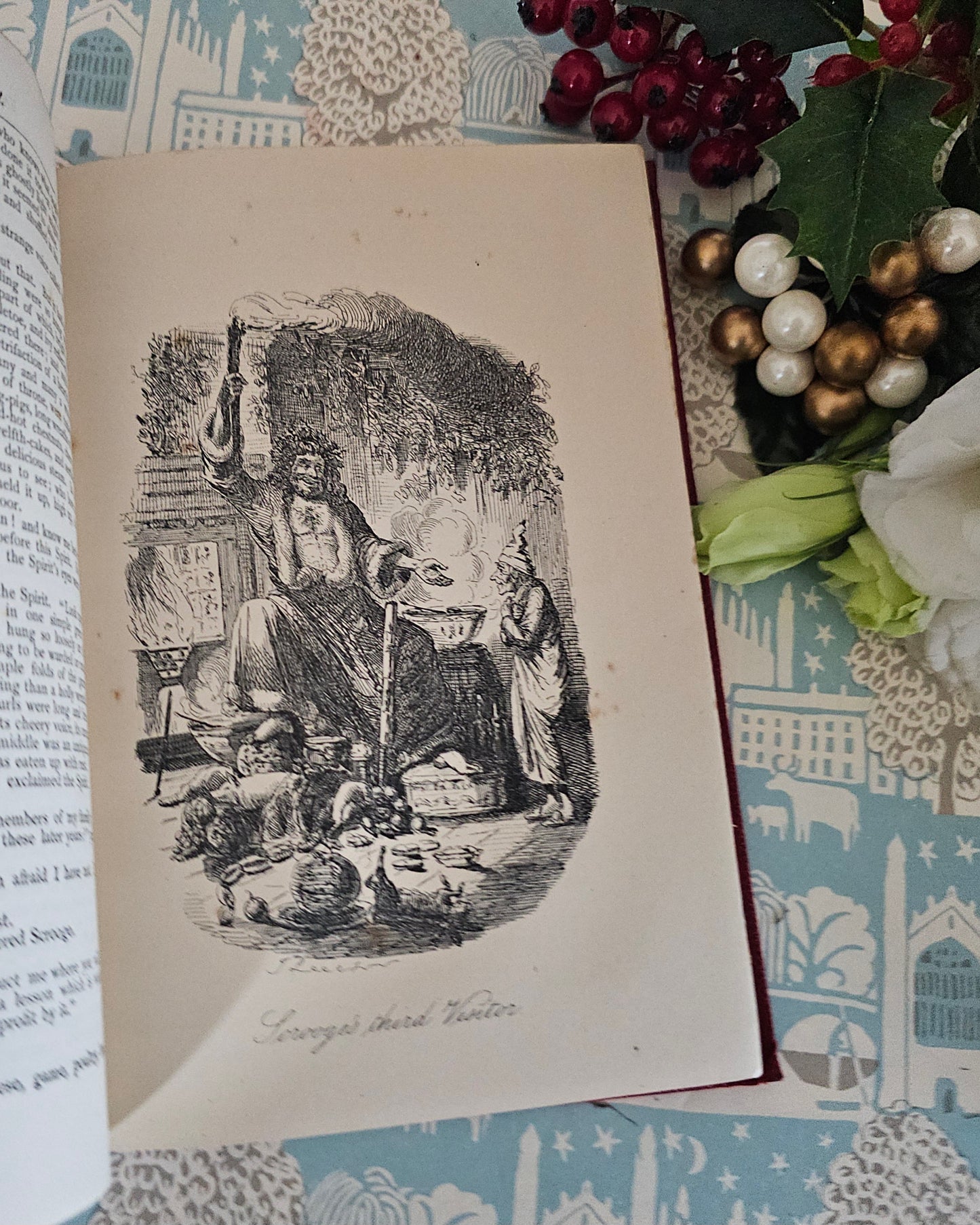 1890s Christmas Books by Charles Dickens / A Christmas Carol etc. / Chapman & Hall, London / Excellent Condition / Illustrated Antique Book
