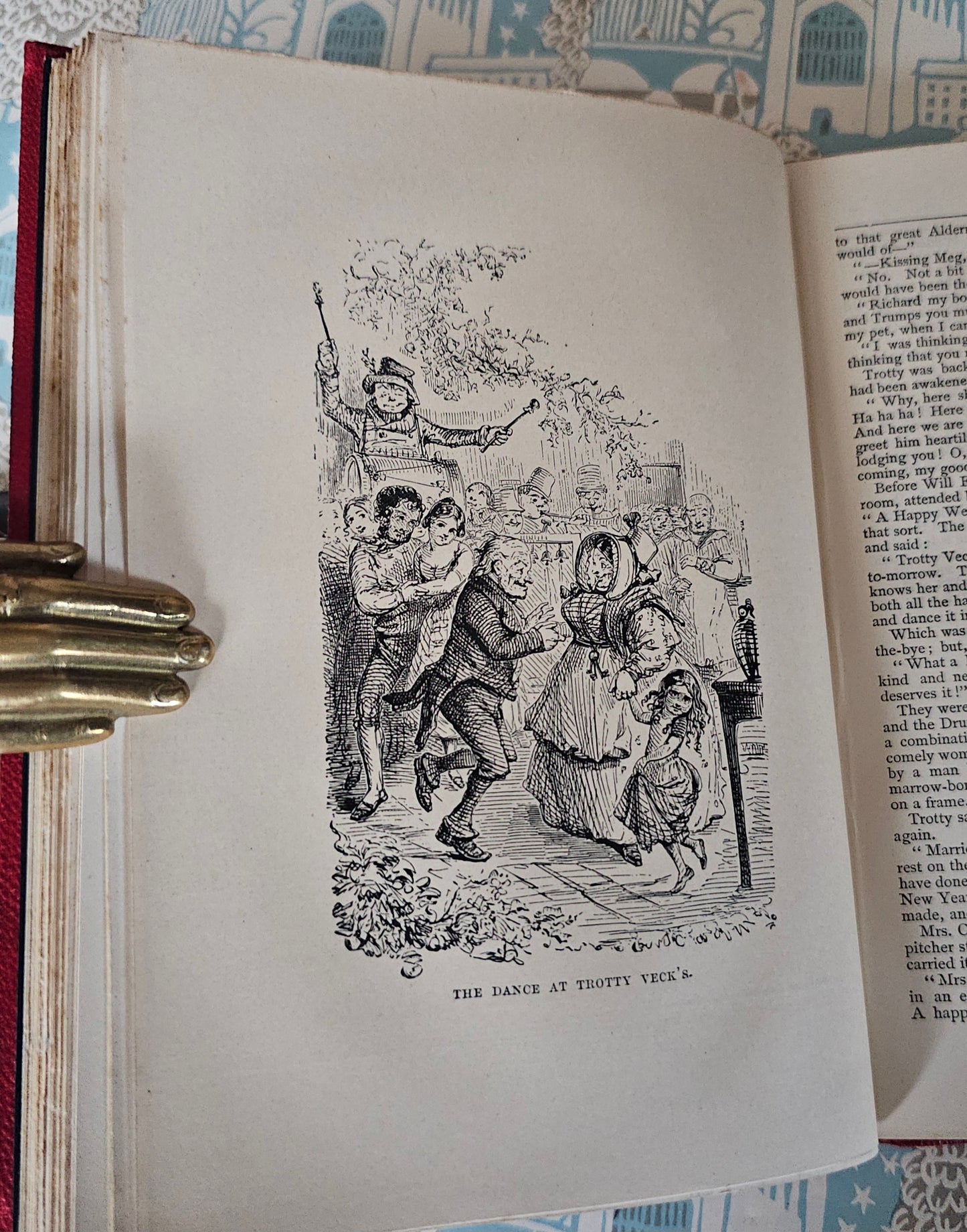 1890s Christmas Books by Charles Dickens / A Christmas Carol etc. / Chapman & Hall, London / Excellent Condition / Illustrated Antique Book