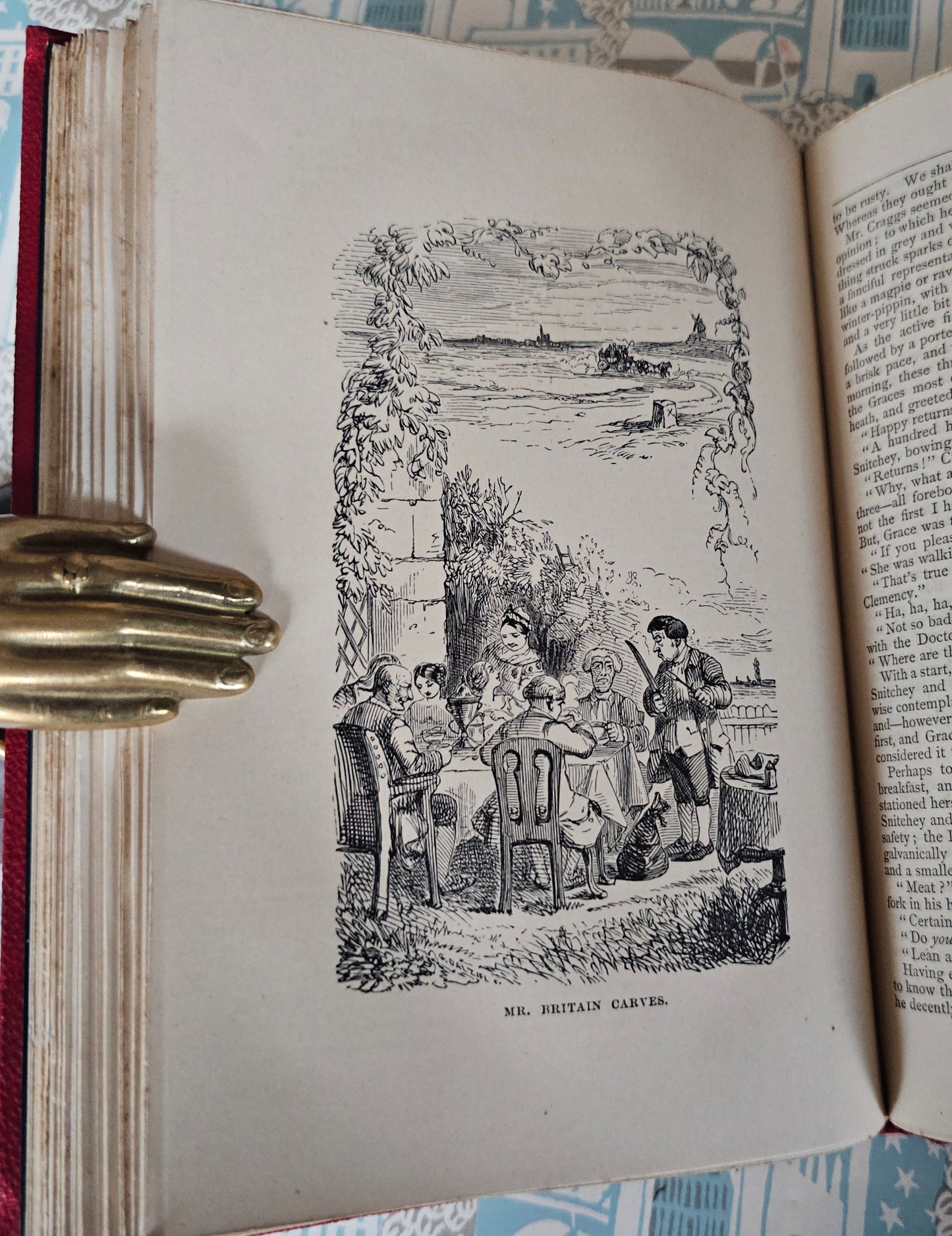 1890s Christmas Books by Charles Dickens / A Christmas Carol etc. / Chapman & Hall, London / Excellent Condition / Illustrated Antique Book