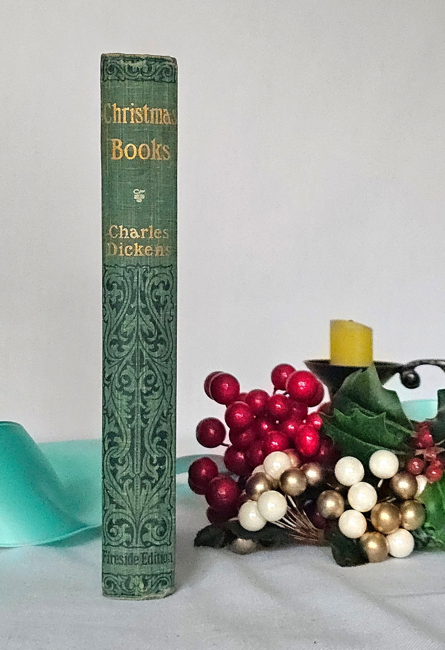 1903 Christmas Books by Charles Dickens, Including A Christmas Carol / Chapman & Hall Ltd, London / Fireside Dickens / Richly Illustrated
