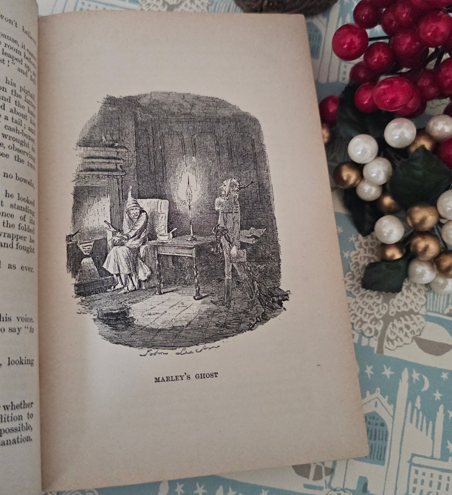 1903 Christmas Books by Charles Dickens, Including A Christmas Carol / Chapman & Hall Ltd, London / Fireside Dickens / Richly Illustrated
