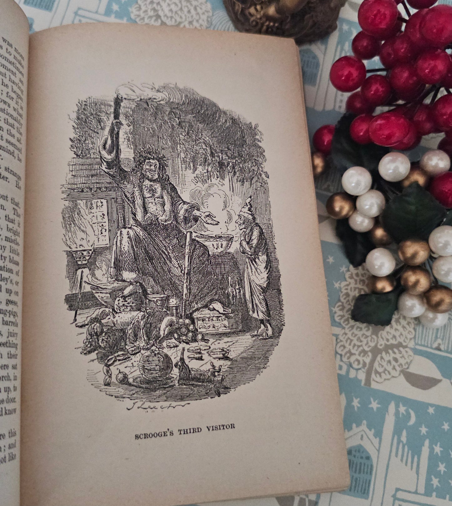 1903 Christmas Books by Charles Dickens, Including A Christmas Carol / Chapman & Hall Ltd, London / Fireside Dickens / Richly Illustrated