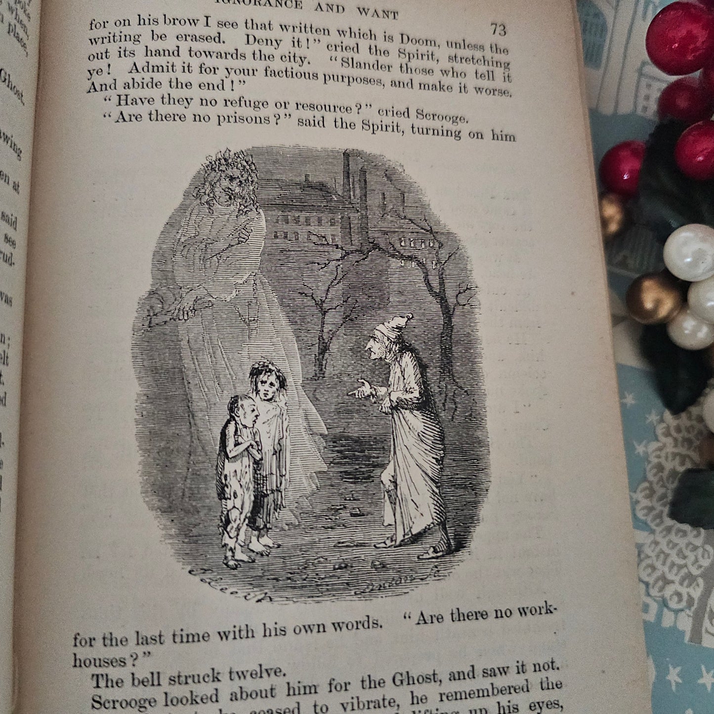 1903 Christmas Books by Charles Dickens, Including A Christmas Carol / Chapman & Hall Ltd, London / Fireside Dickens / Richly Illustrated
