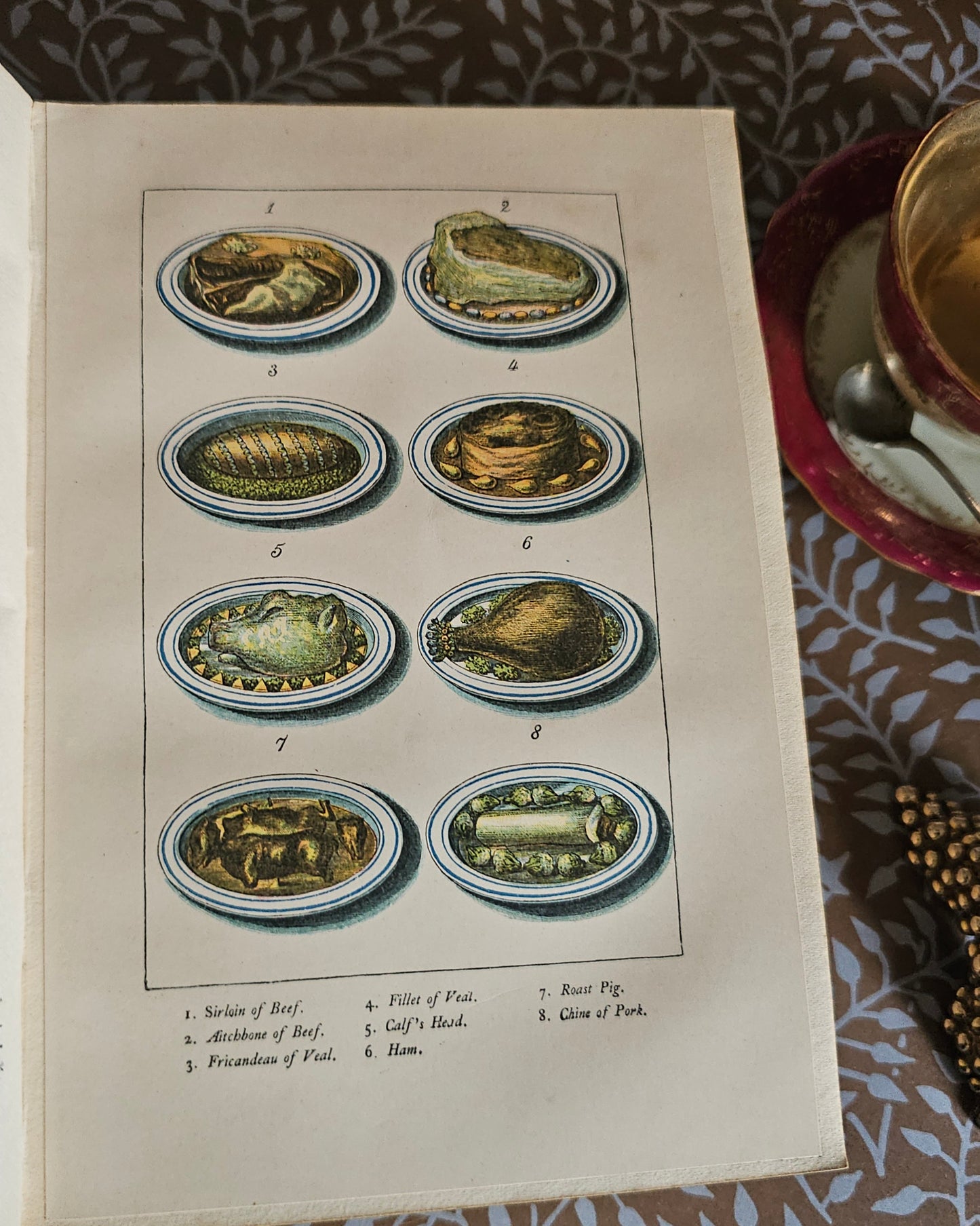 c1900 Warne's Model Cookery - With Complete Instructions in Household Management / Frederick Warne & Co., London / Four Colour Plates