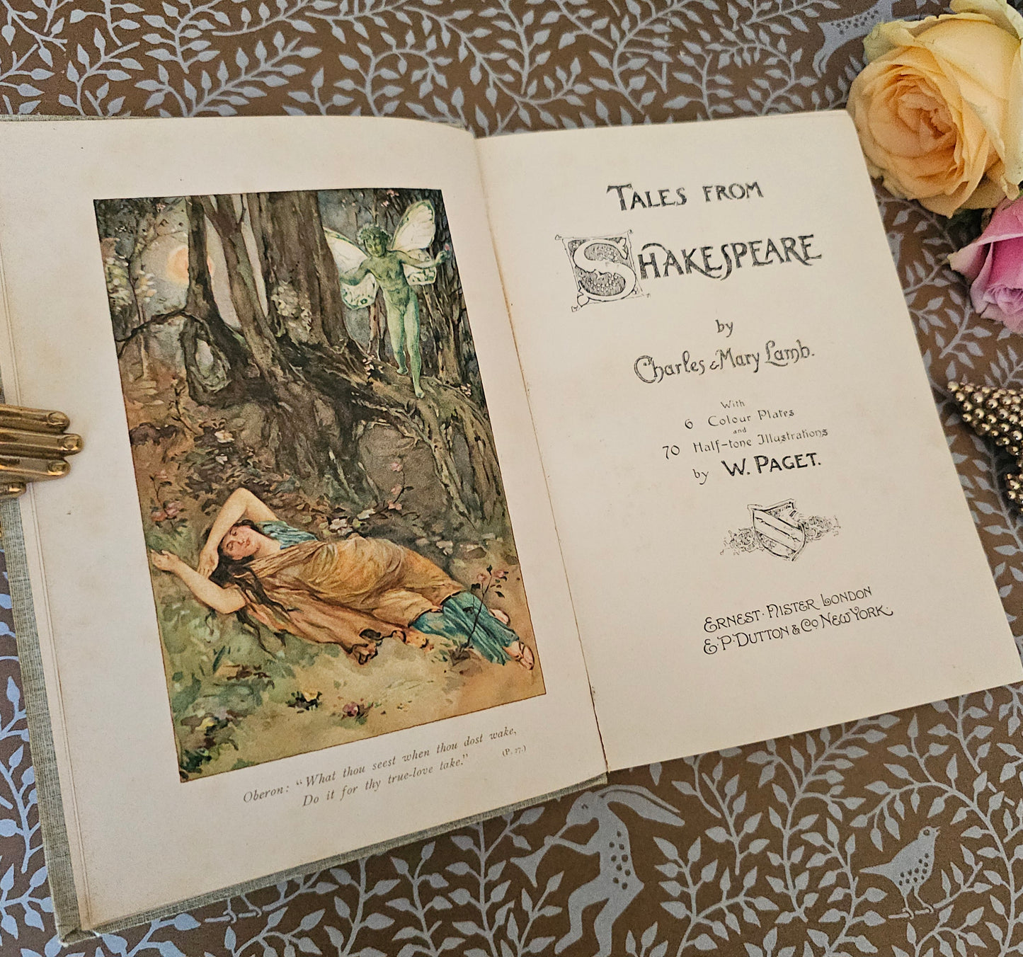 1898 Tales From Shakespeare by Charles & Mary Lamb - Numerous Illustrations by W Paget