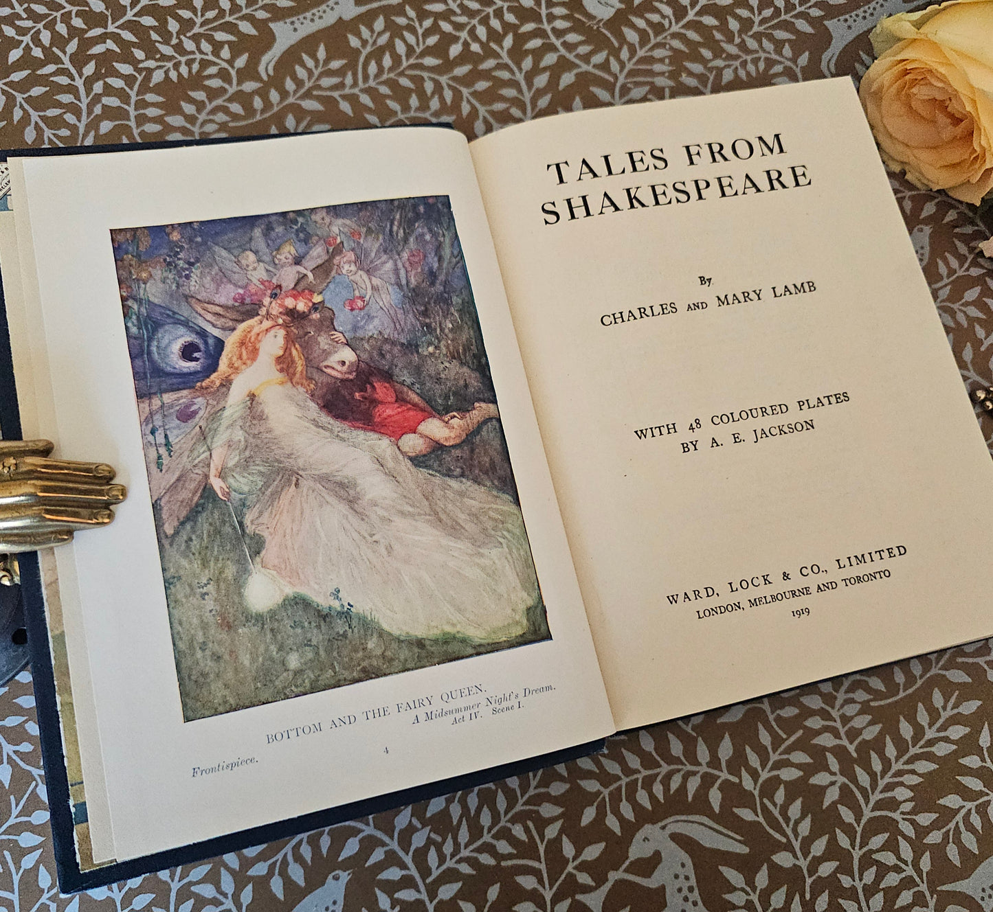 1919 Tales From Shakespeare by Charles and Mary Lamb - 48 Colour Plates
