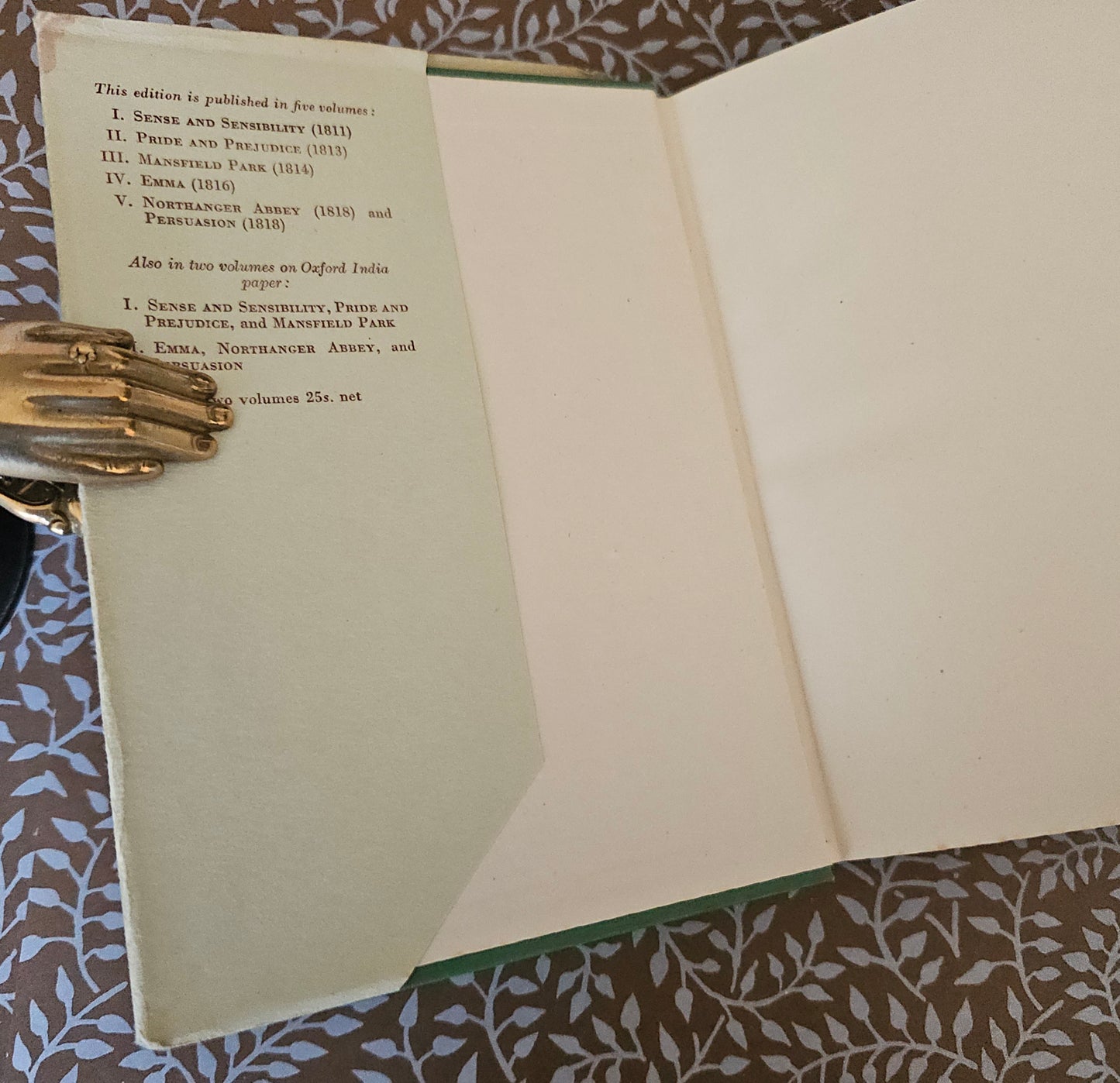 1943 Sense and Sensibility - Illustrated and Comprehensive - Vintage Jane Austen Book