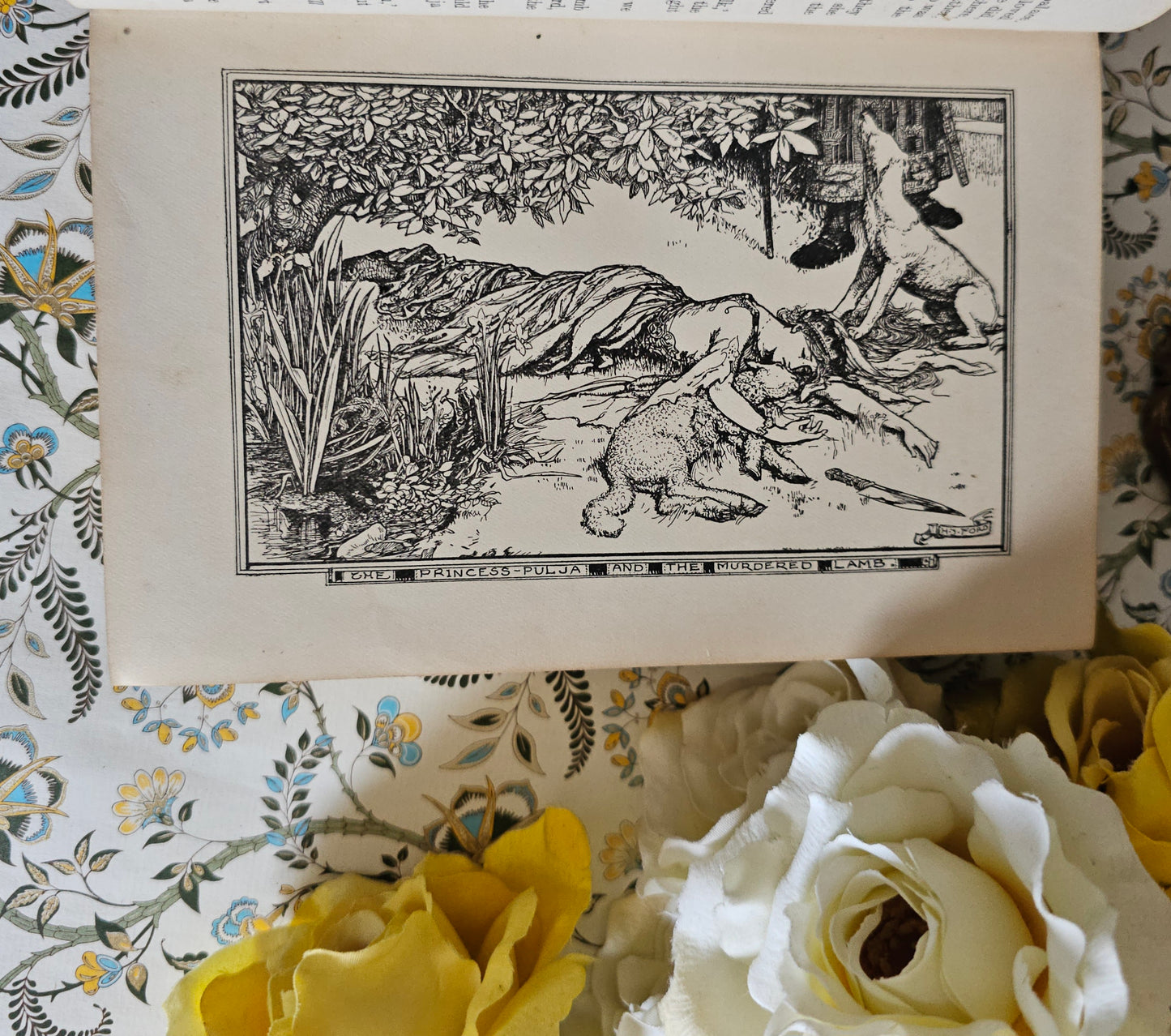 1911 The All Sorts of Stories Book by Mrs Lang / Beautiful Antique Book / Richly Illustrated