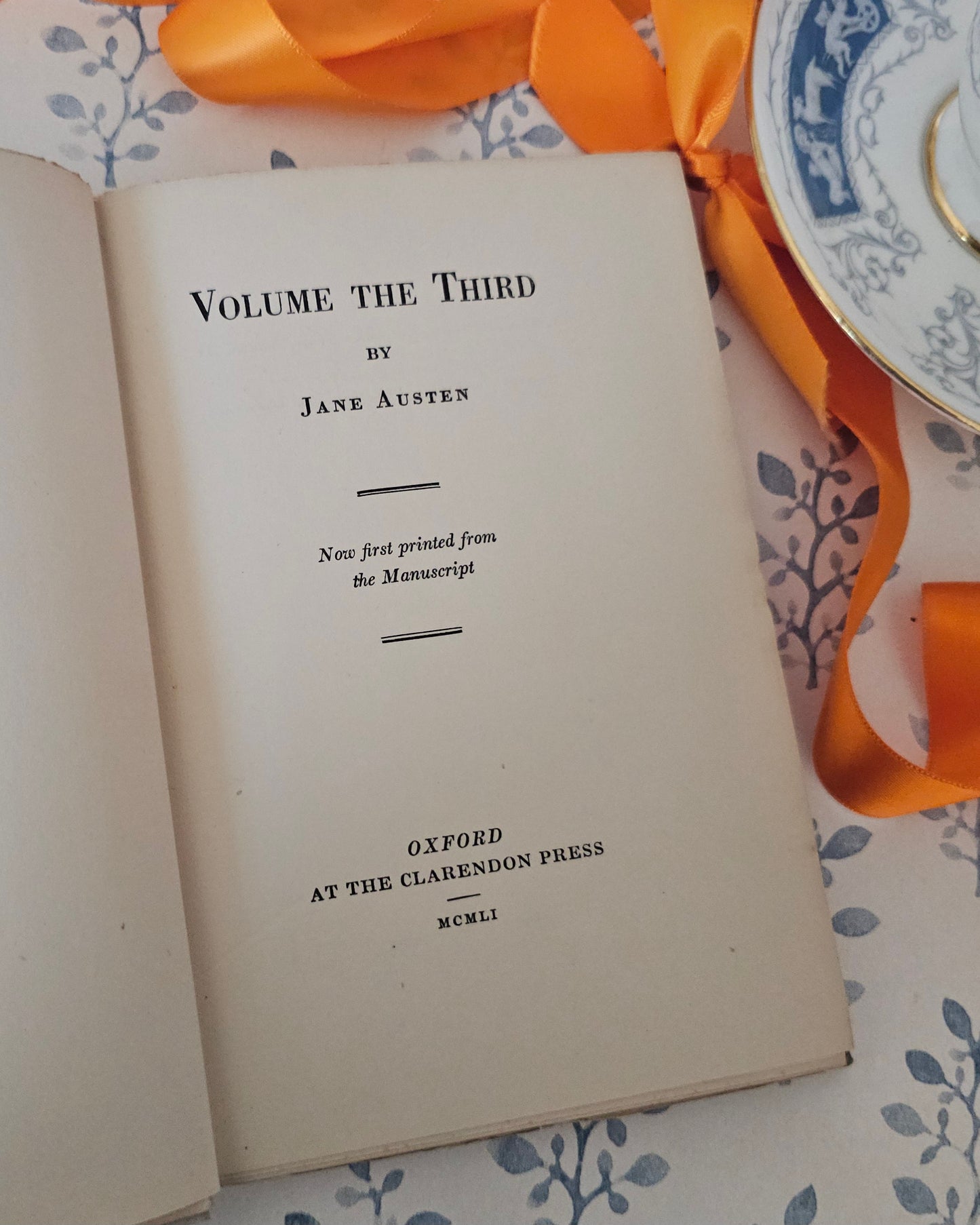 1951 Volume the Third / 1st Edition of Austen's Manuscript of Early Writings