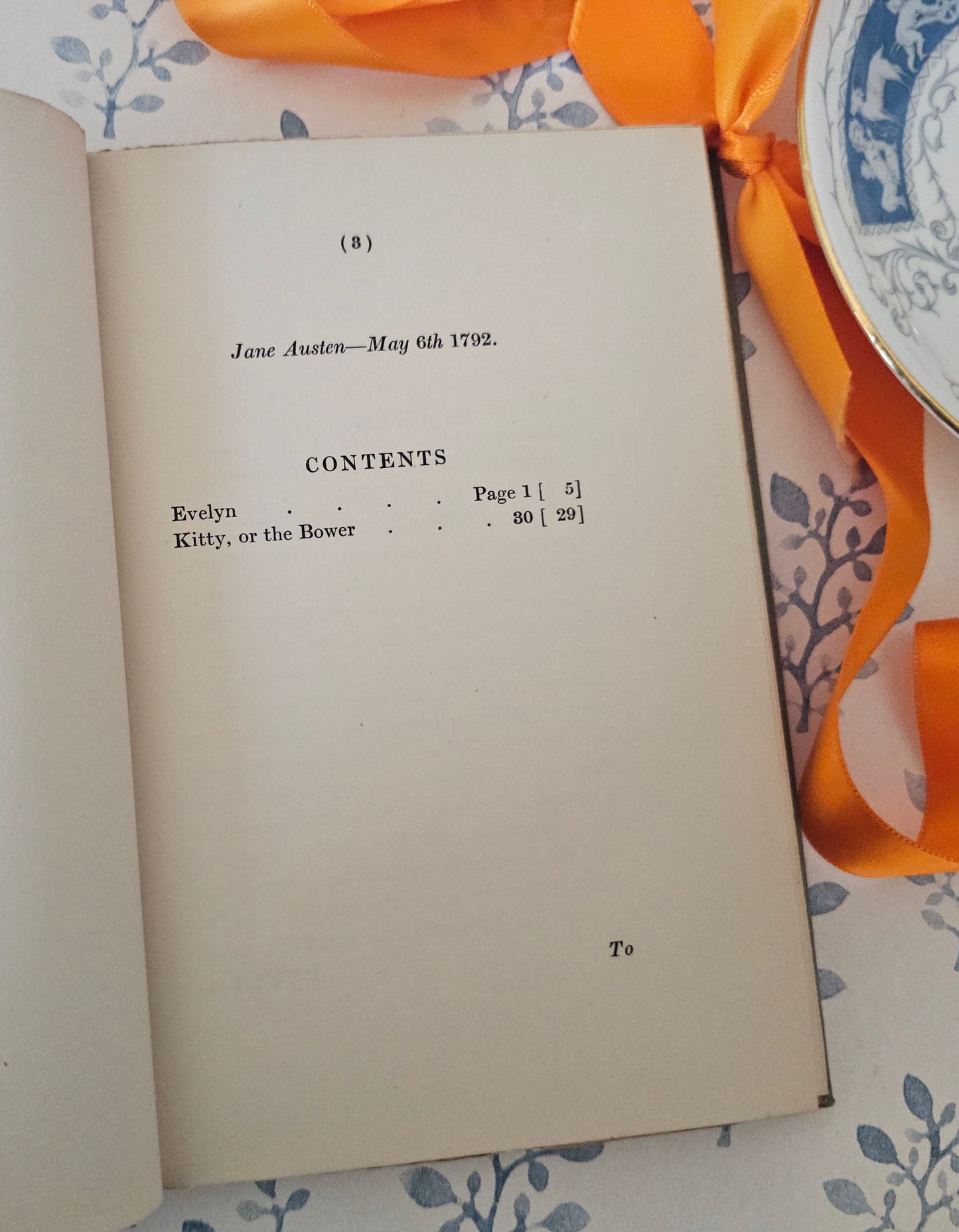 1951 Volume the Third / 1st Edition of Austen's Manuscript of Early Writings