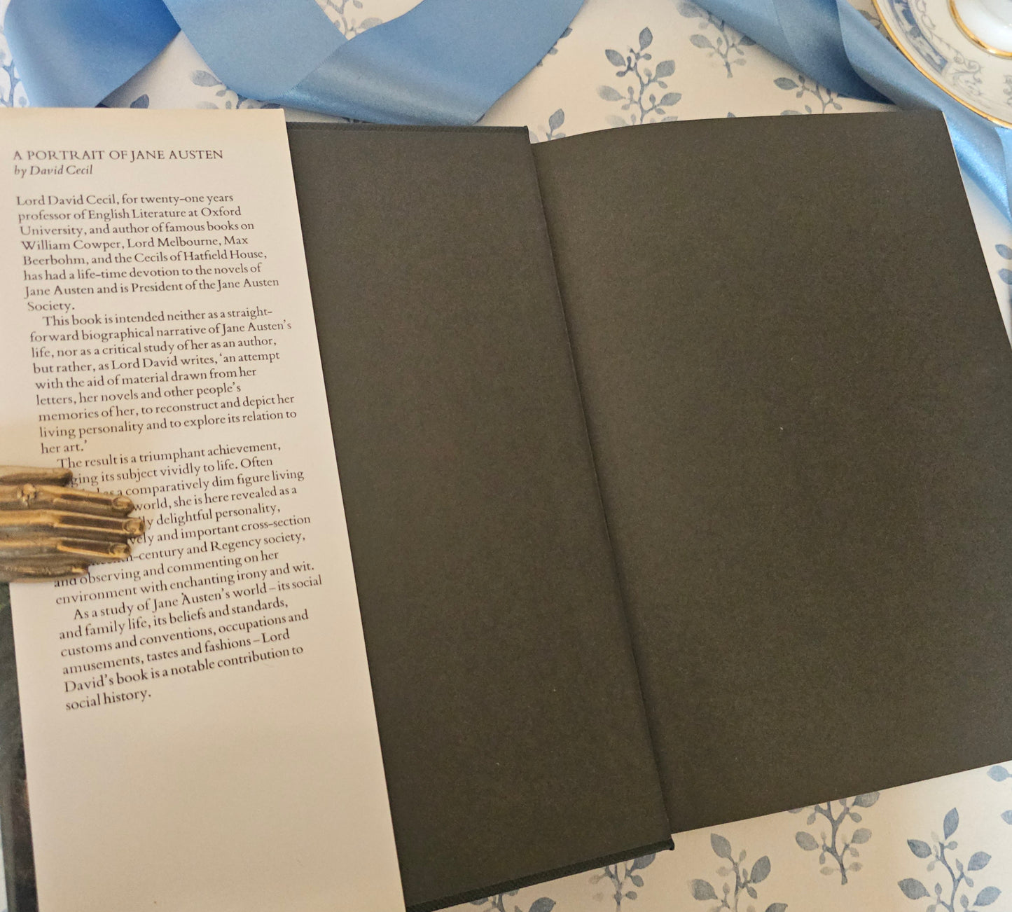 1978 A Portrait of Jane Austen by David Cecil / Richly Illustrated Vintage Hardback