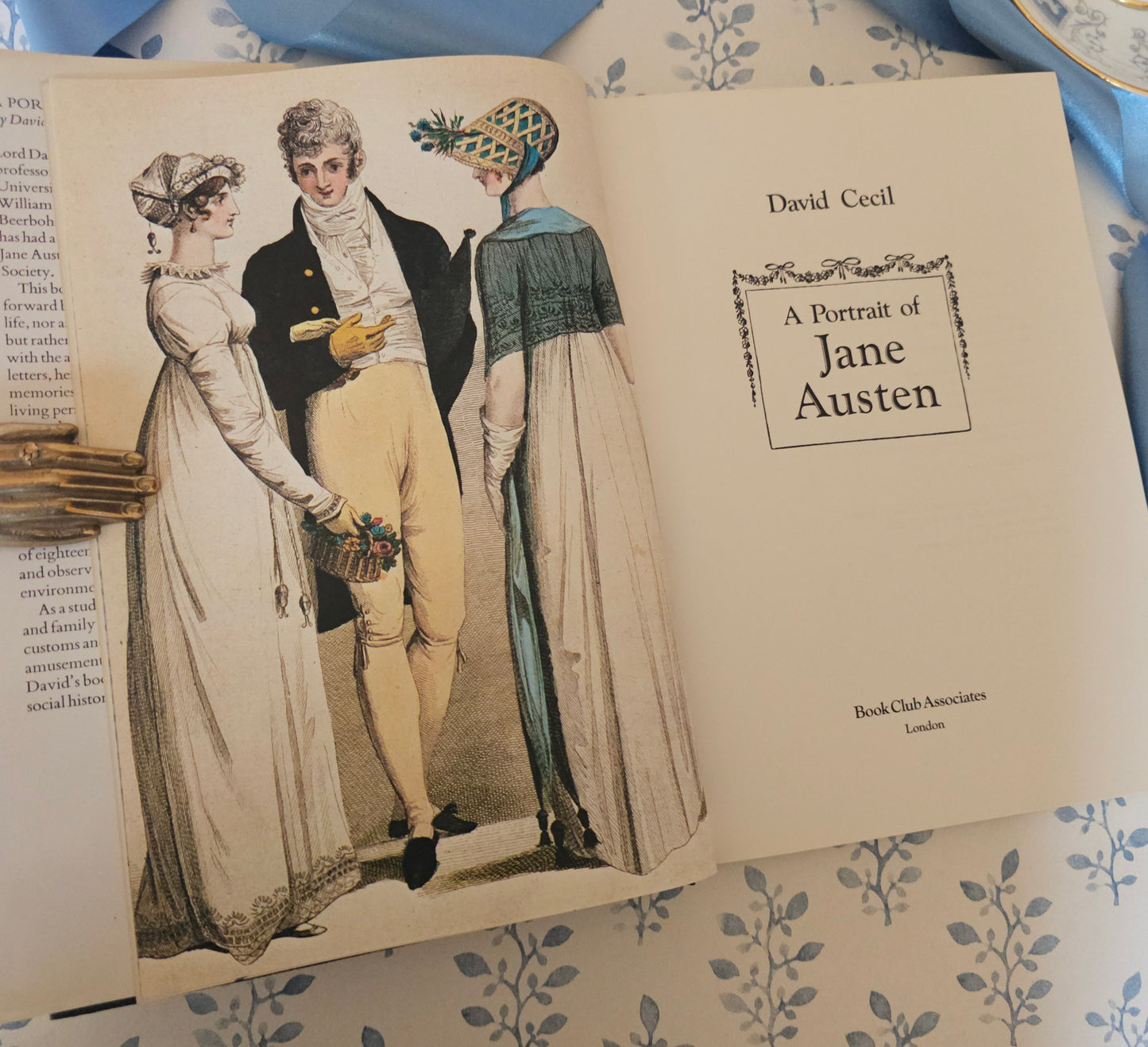 1978 A Portrait of Jane Austen by David Cecil / Richly Illustrated Vintage Hardback