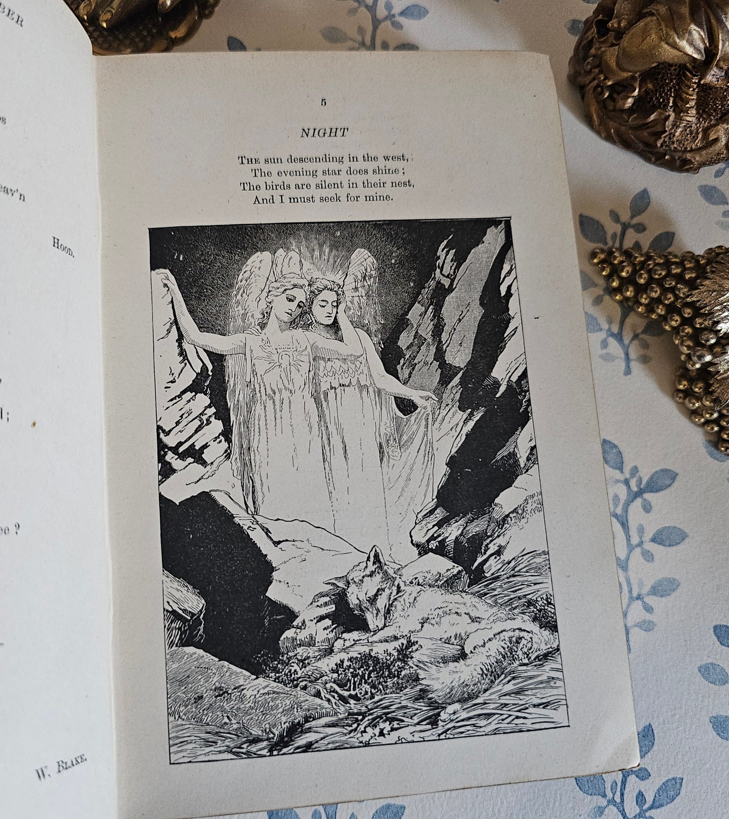 1891 The Blue Poetry Book Ed. Andrew Lang / First Edition / Richly Illustrated