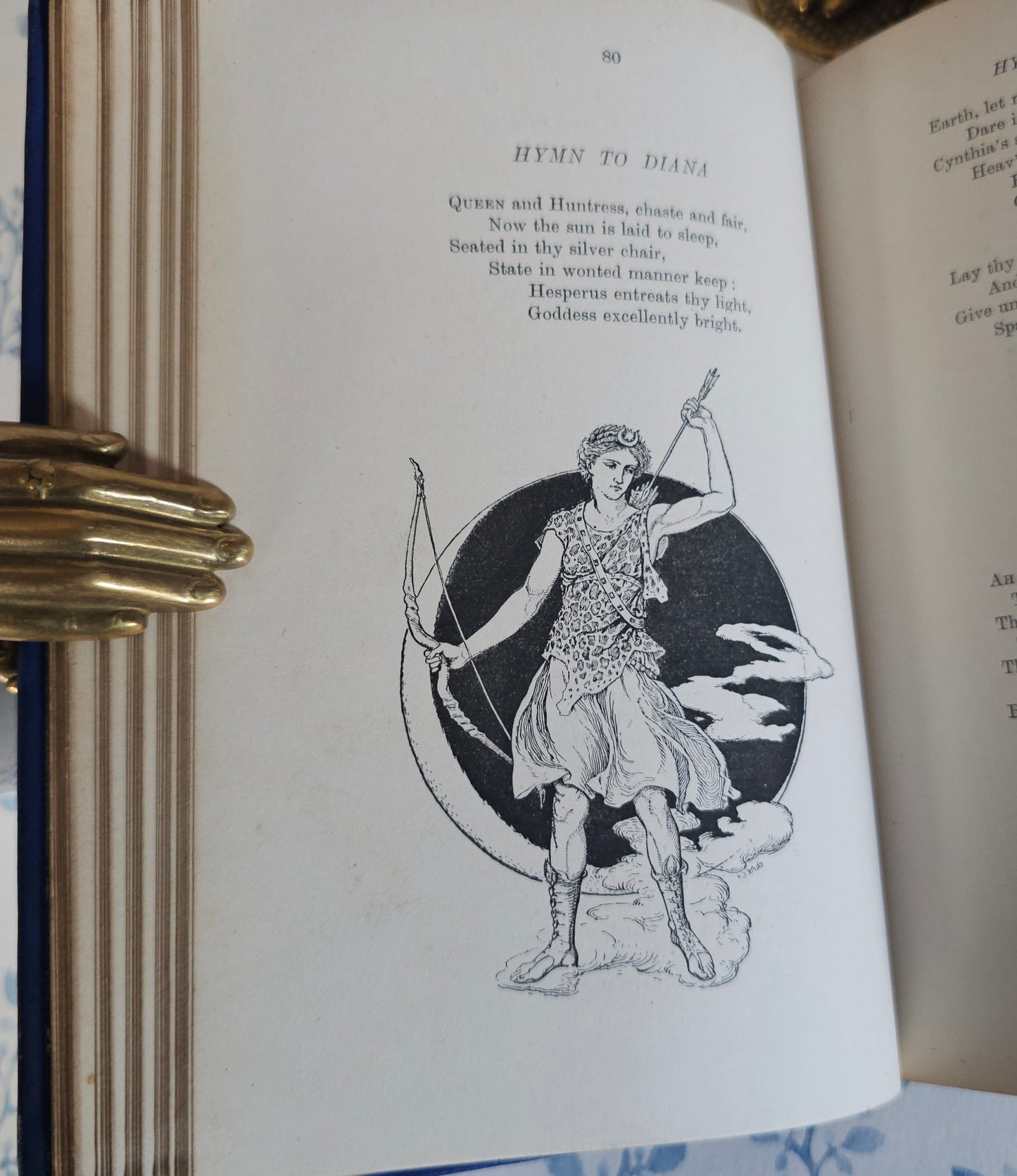 1891 The Blue Poetry Book Ed. Andrew Lang / First Edition / Richly Illustrated