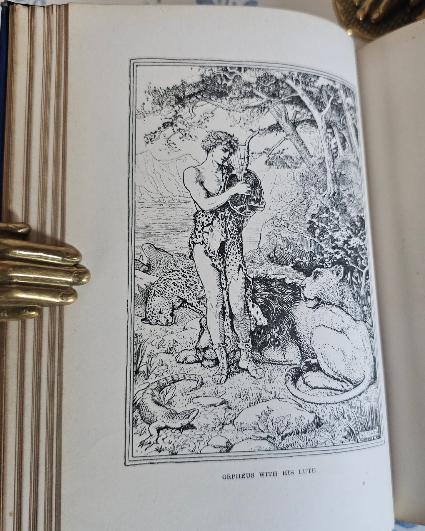 1891 The Blue Poetry Book Ed. Andrew Lang / First Edition / Richly Illustrated