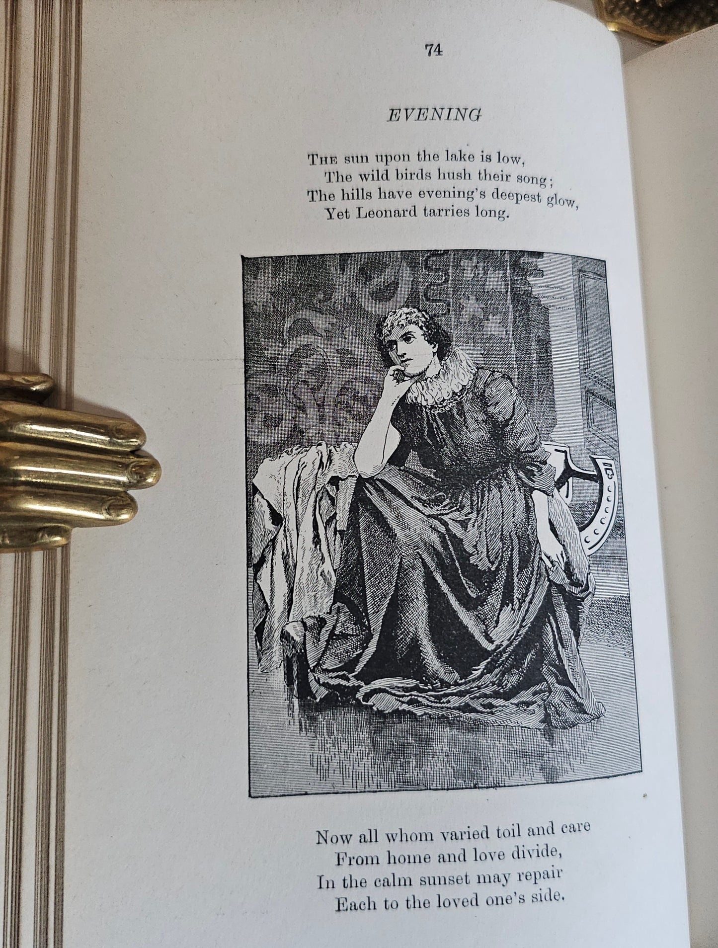 1891 The Blue Poetry Book Ed. Andrew Lang / First Edition / Richly Illustrated