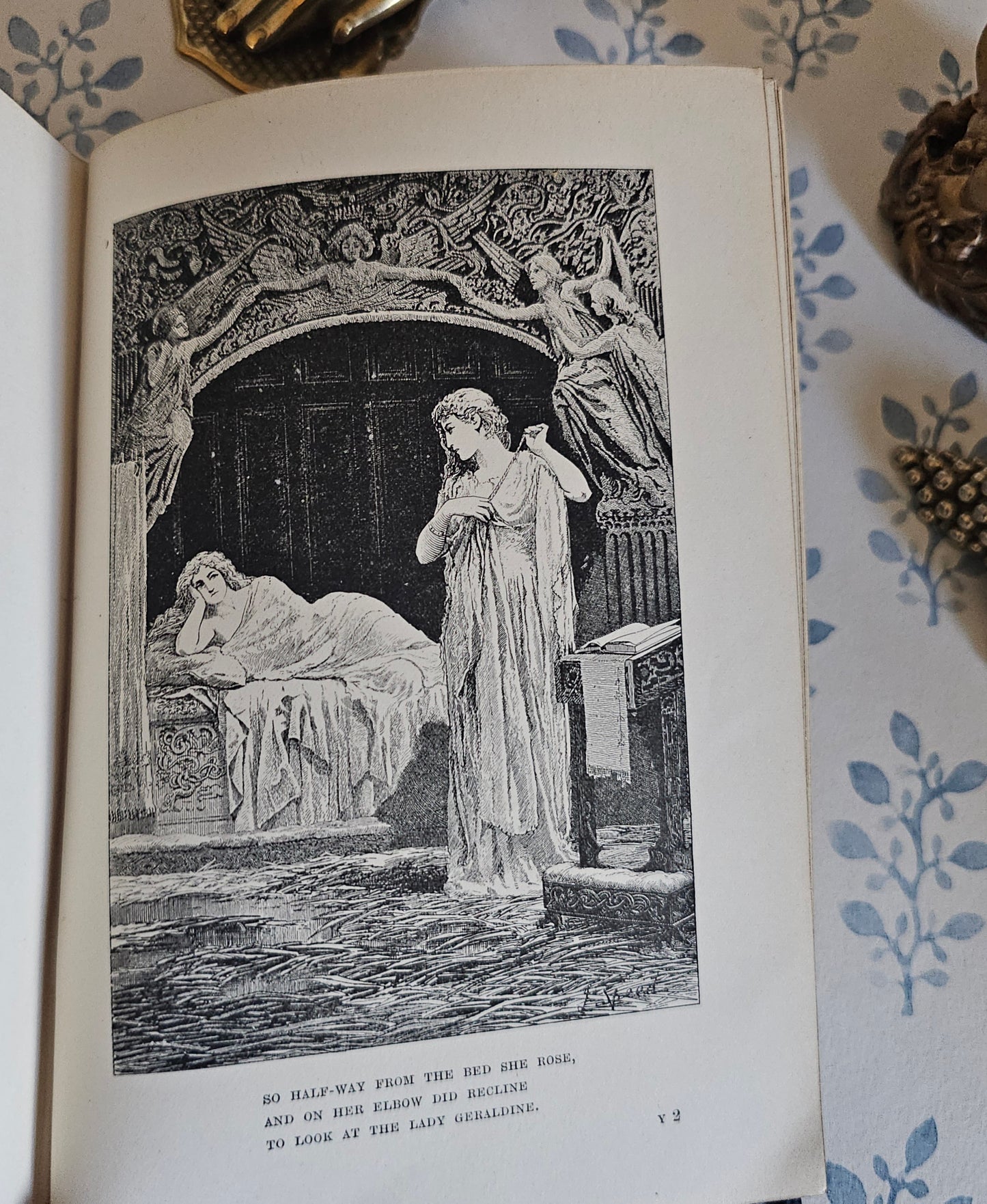 1891 The Blue Poetry Book Ed. Andrew Lang / First Edition / Richly Illustrated